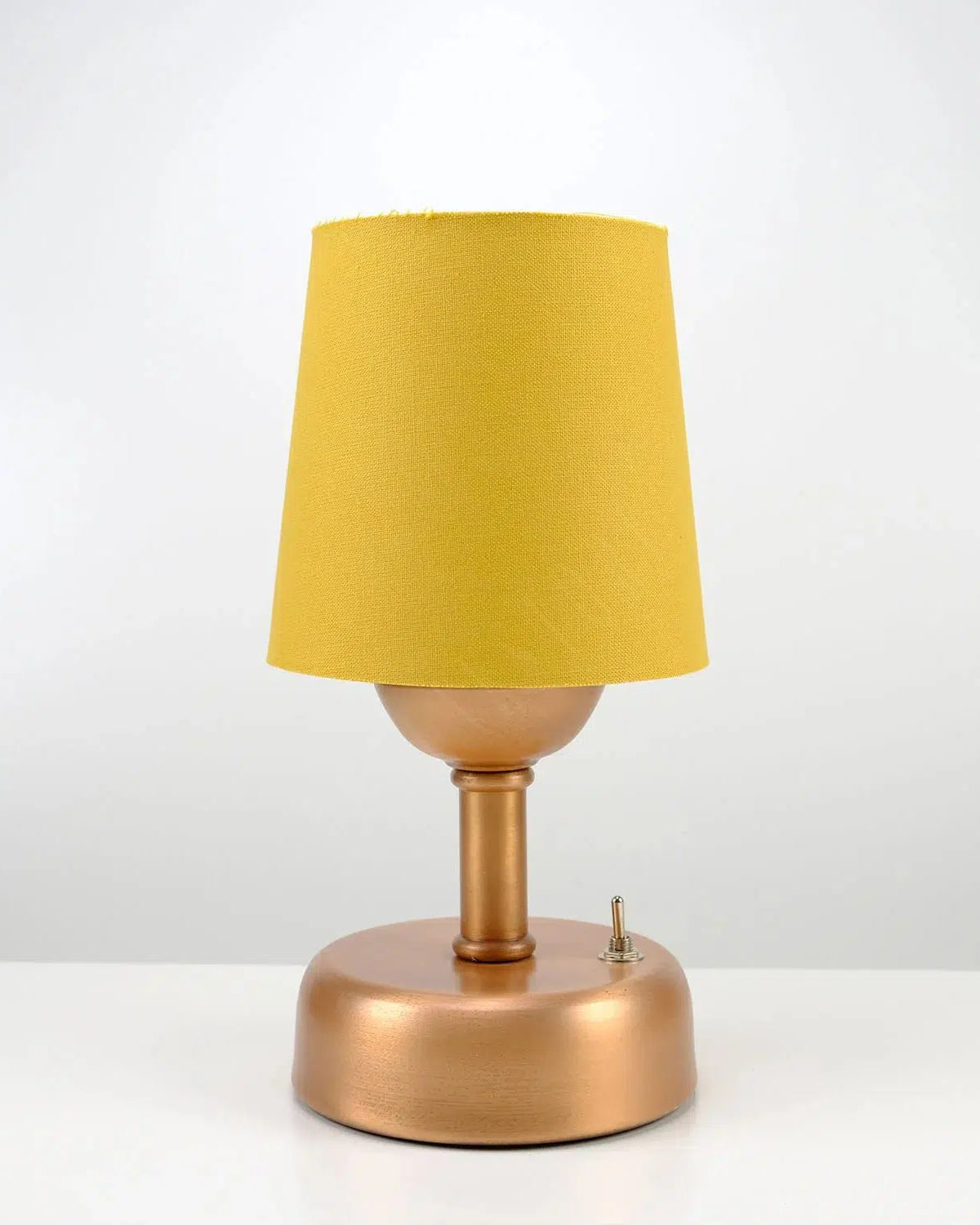 8-inch Vintage Copper Cordless LED Table Lamp