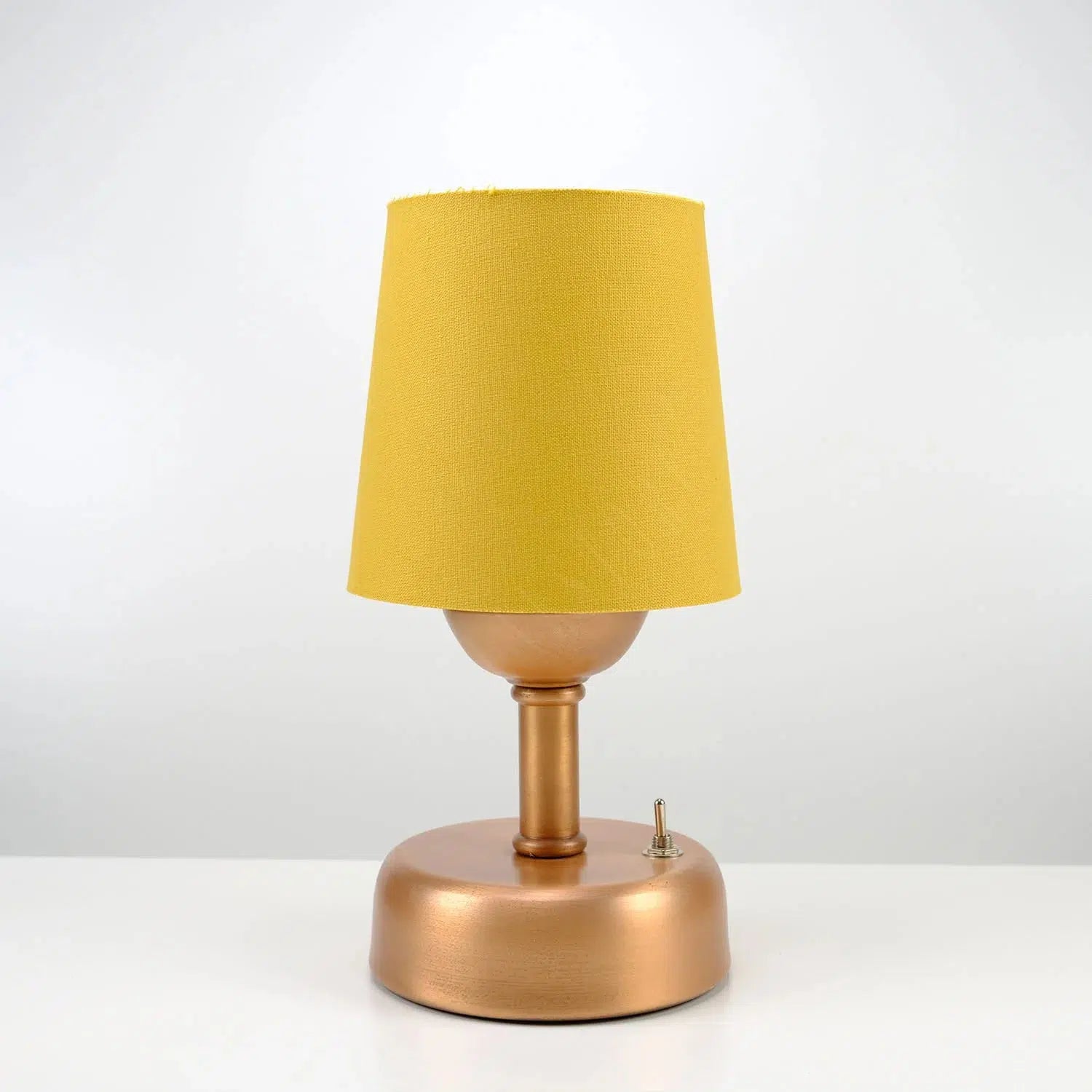 8-inch Vintage Copper Cordless LED Table Lamp