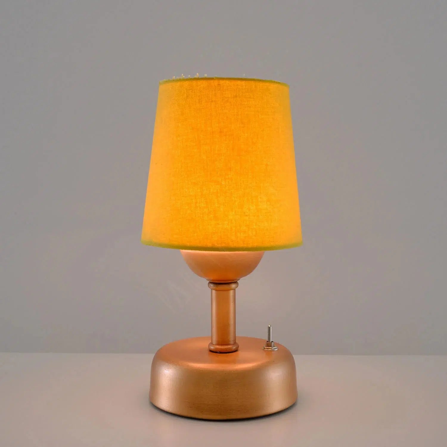 8-inch Vintage Copper Cordless LED Table Lamp