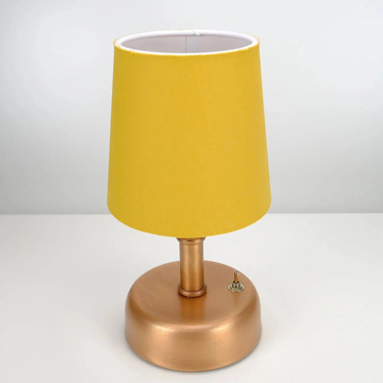 8-inch Vintage Copper Cordless LED Table Lamp