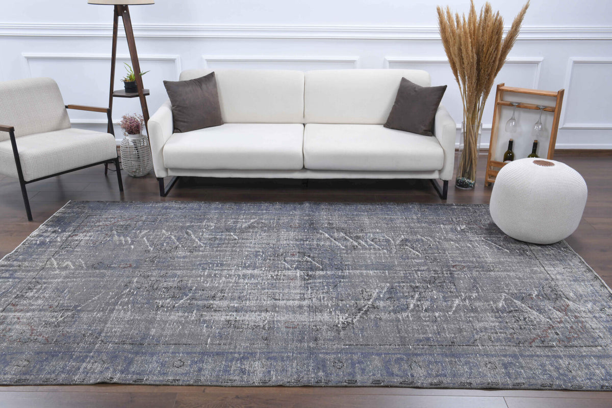Antique Turkish Oushak Area Rug