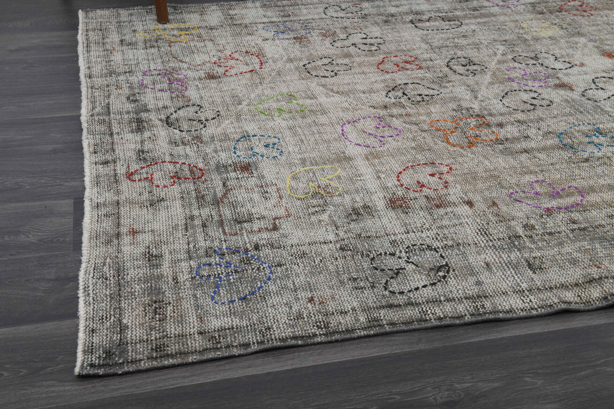 1950s - Custom Design Vintage Anatolian Rug