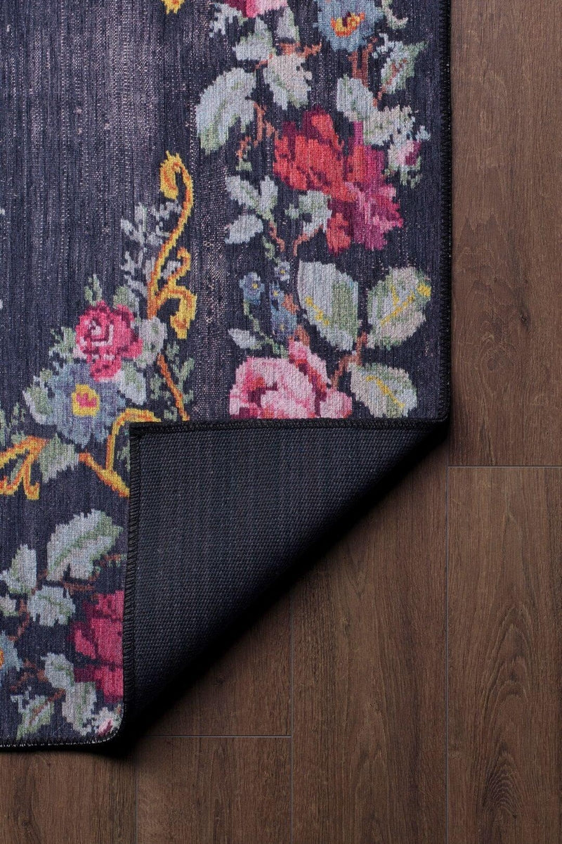 Gul Turkish Floral Red Pink Green Rug