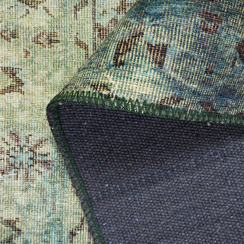 Linda Rug Turkish Muted Green Barn Rug