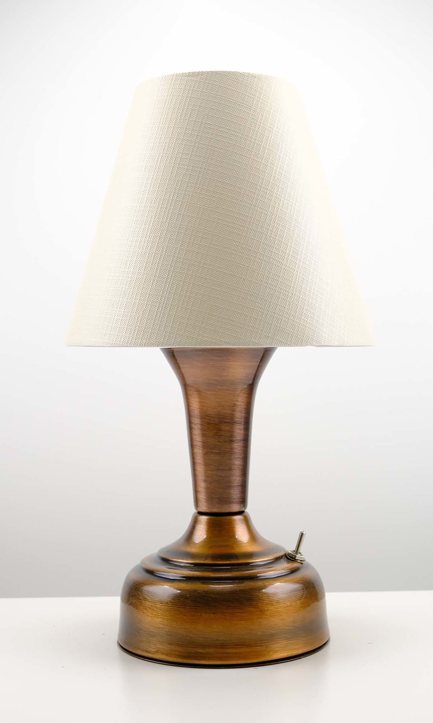 11-inch Vintage Copper Cordless LED Table Lamp