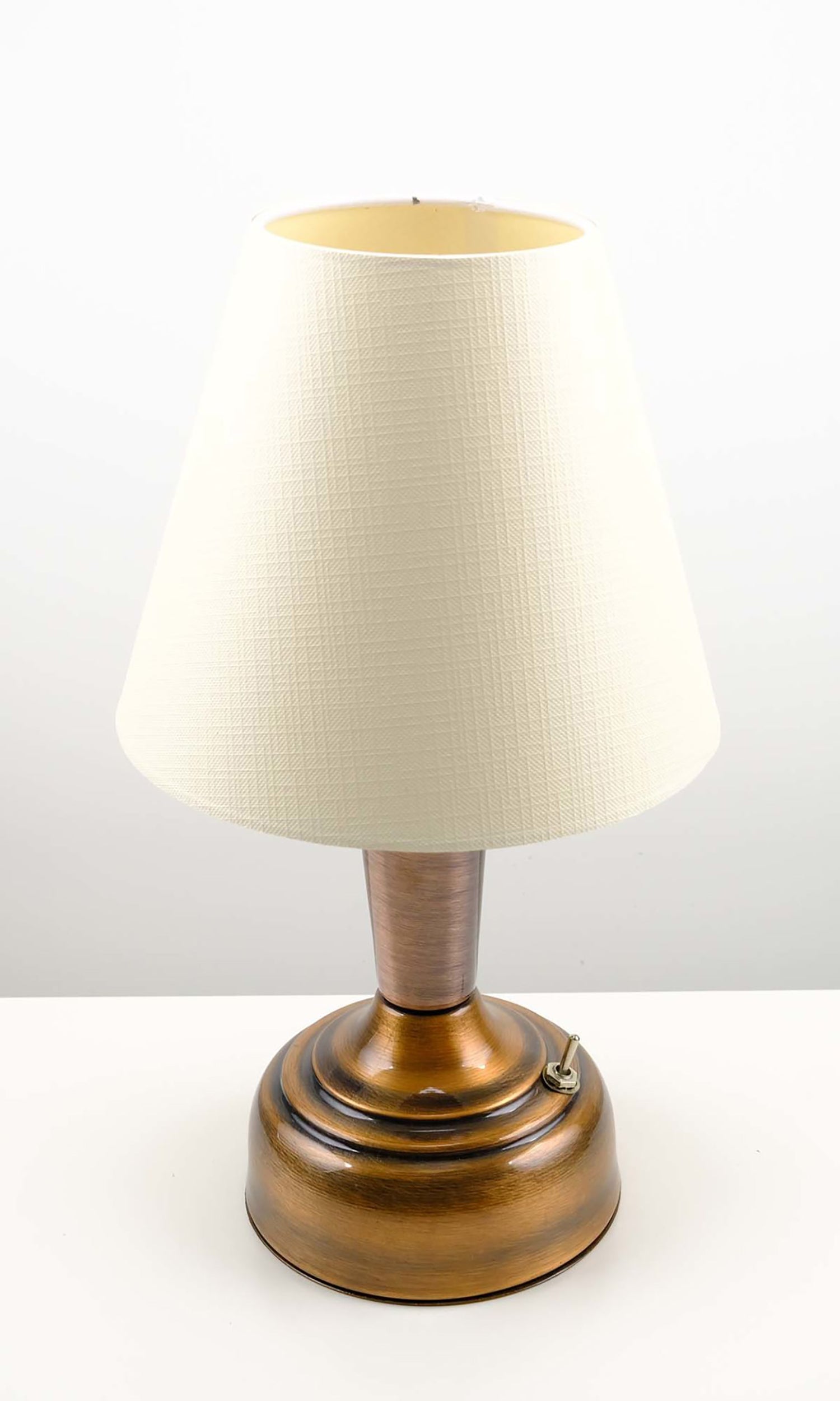 11-inch Vintage Copper Cordless LED Table Lamp