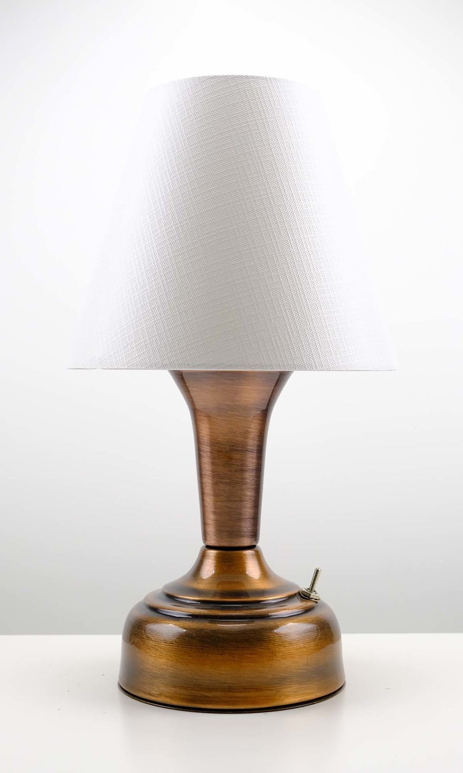 11-inch Vintage Copper Cordless LED Table Lamp