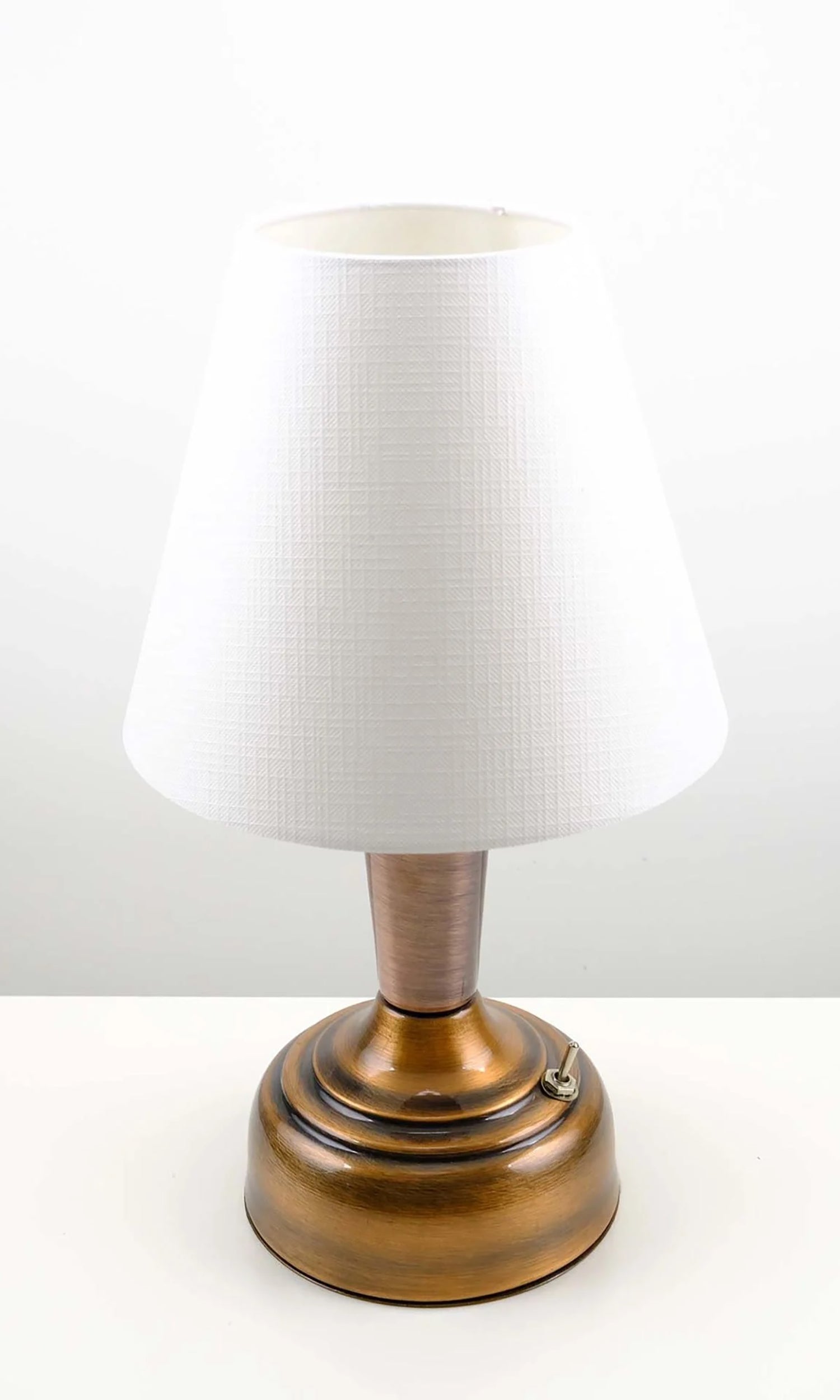 11-inch Vintage Copper Cordless LED Table Lamp