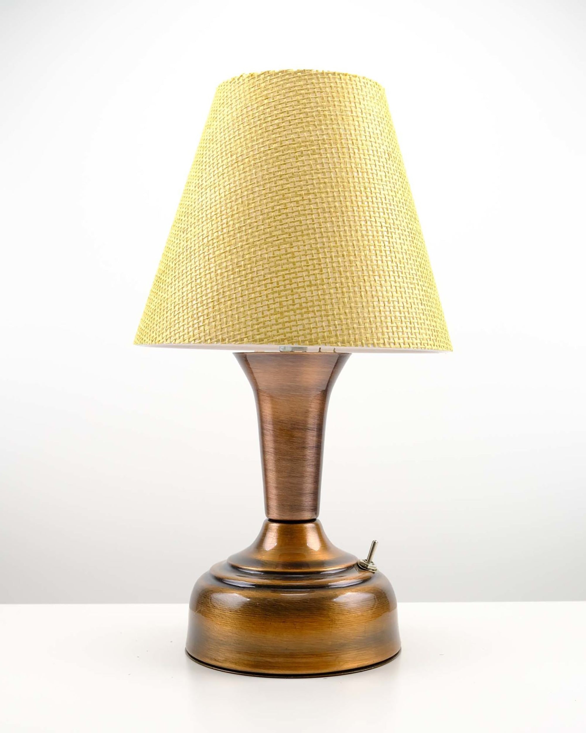 11-inch Vintage Copper Cordless LED Table Lamp