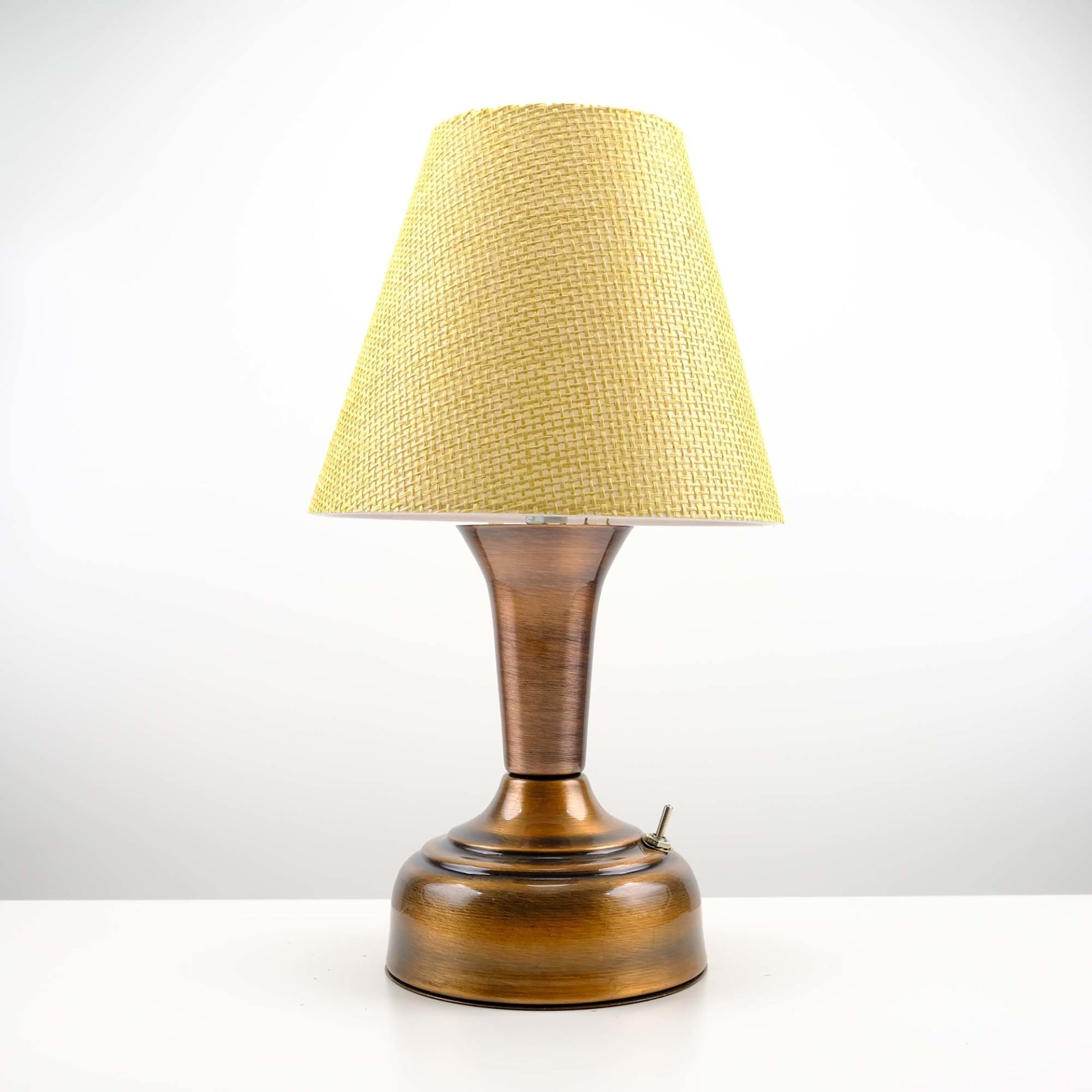 11-inch Vintage Copper Cordless LED Table Lamp