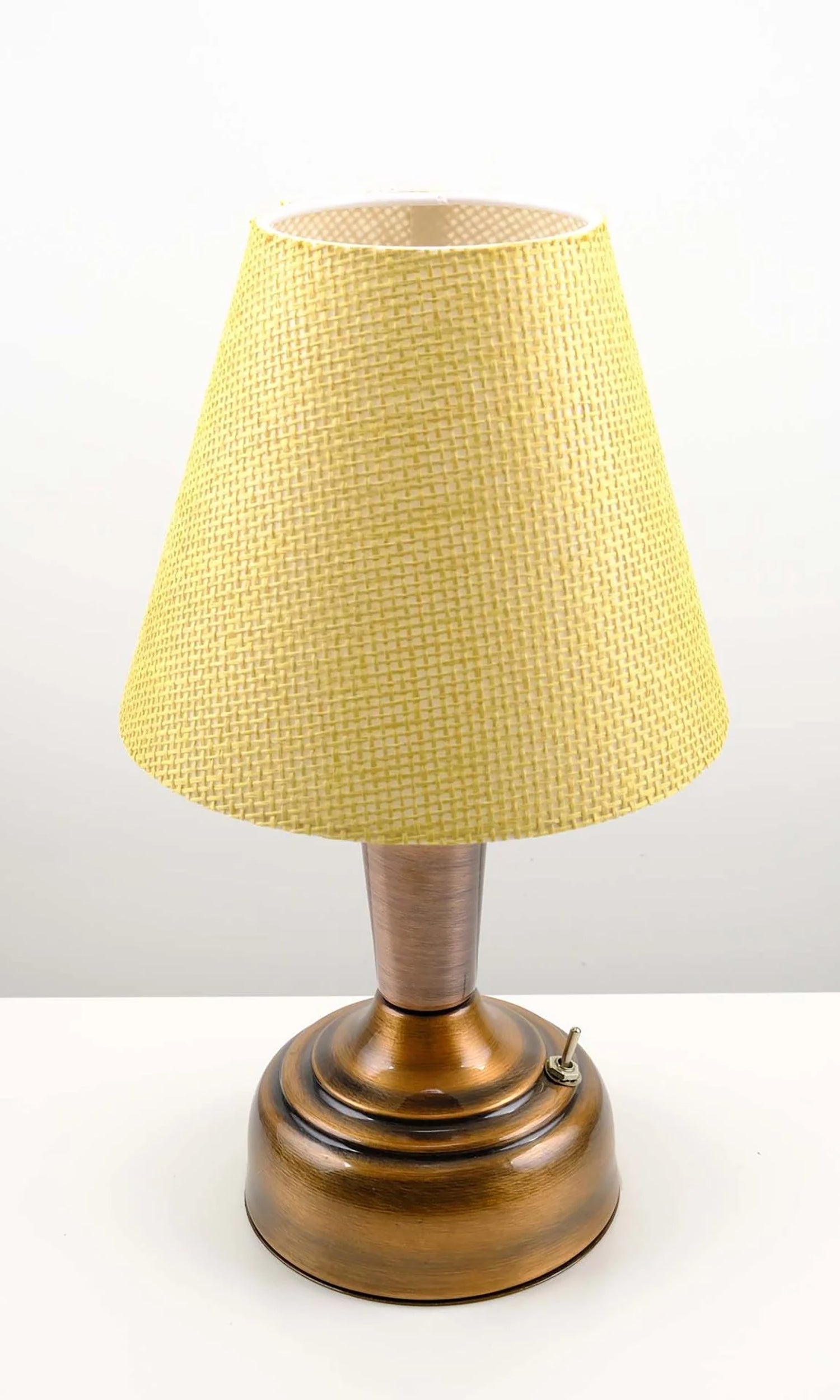 11-inch Vintage Copper Cordless LED Table Lamp