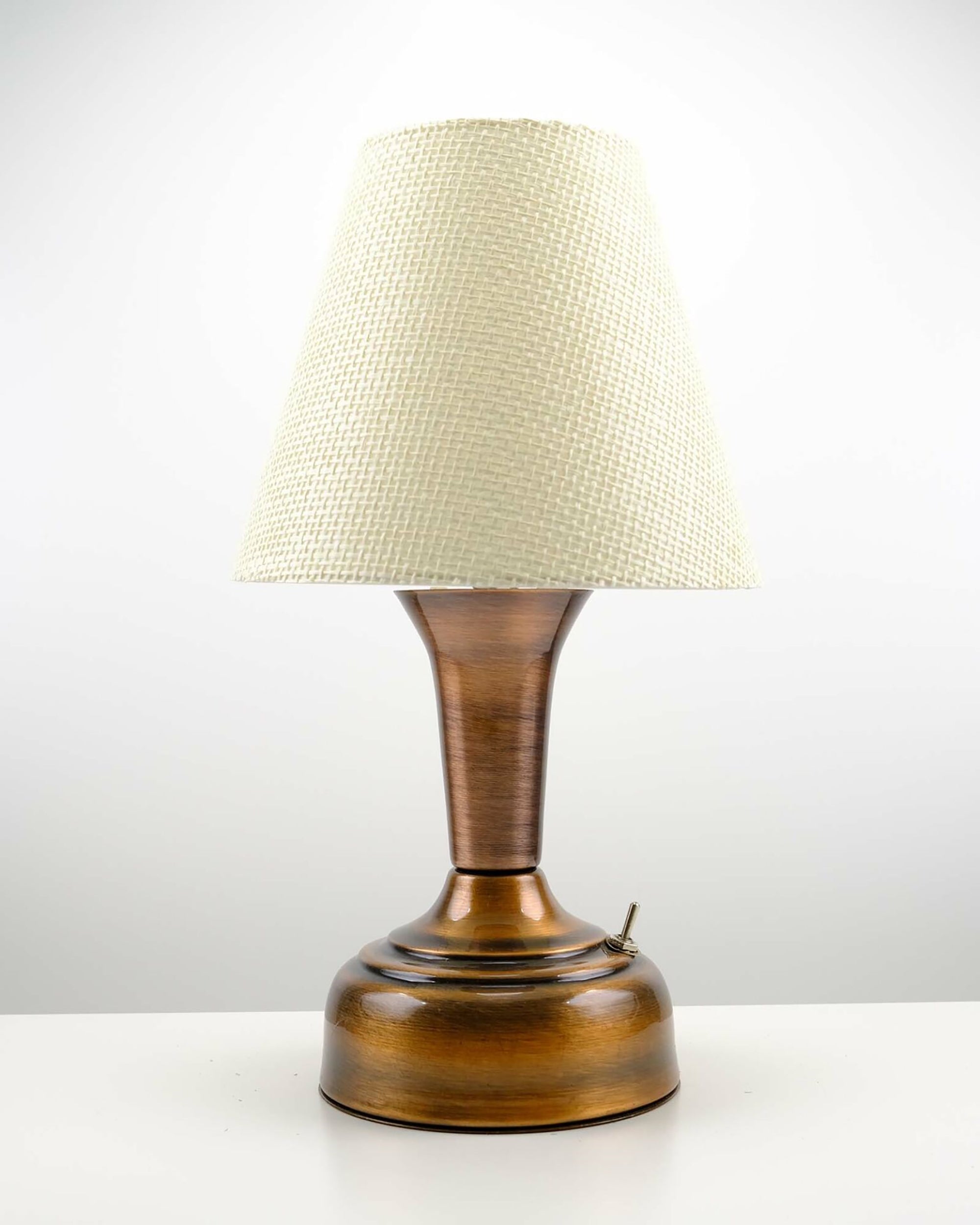 11-inch Vintage Copper Cordless LED Table Lamp
