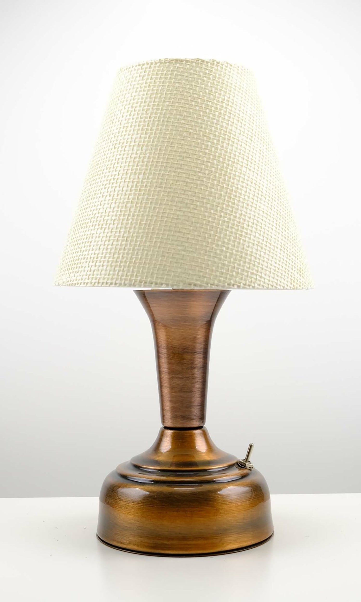 11-inch Vintage Copper Cordless LED Table Lamp