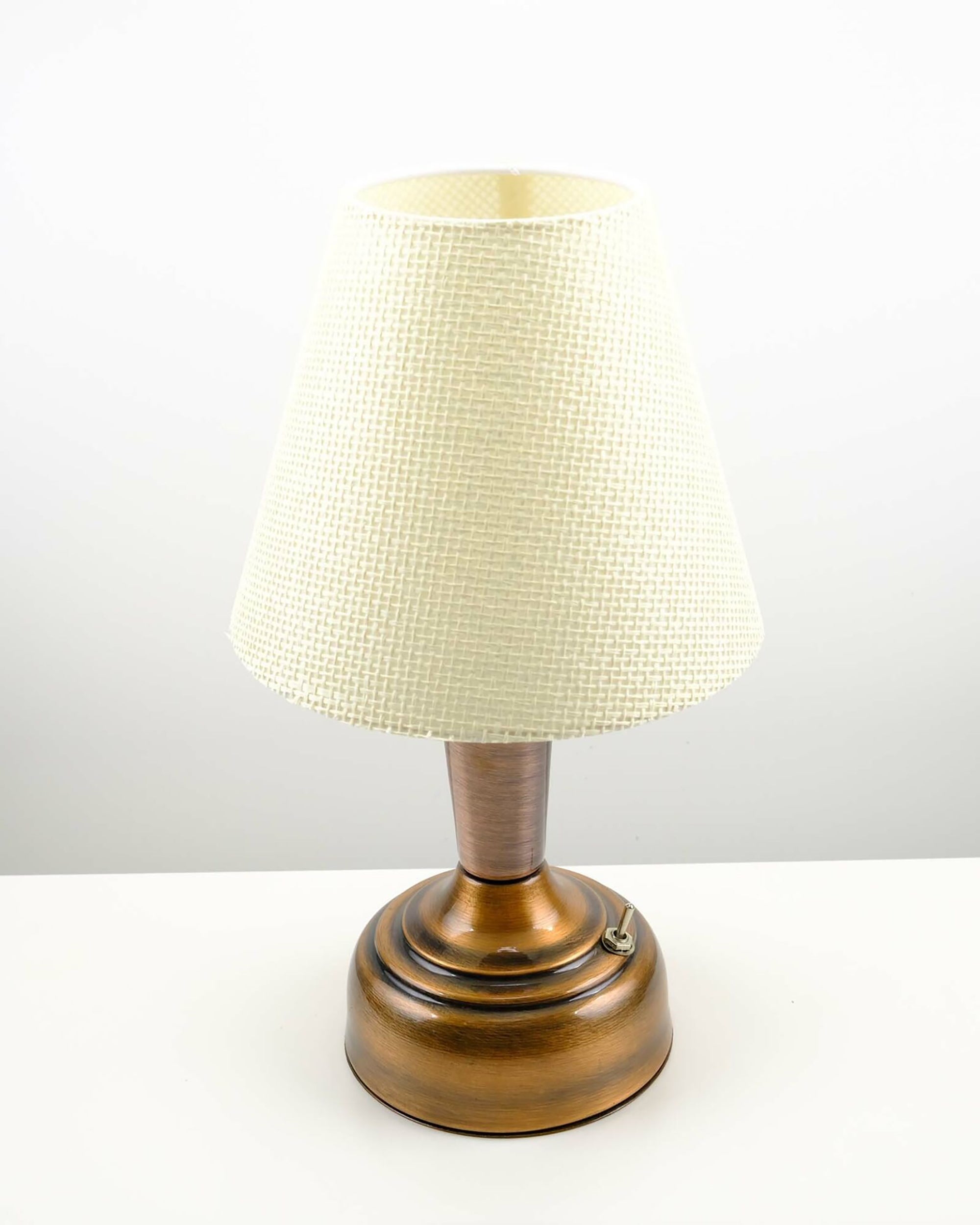 11-inch Vintage Copper Cordless LED Table Lamp