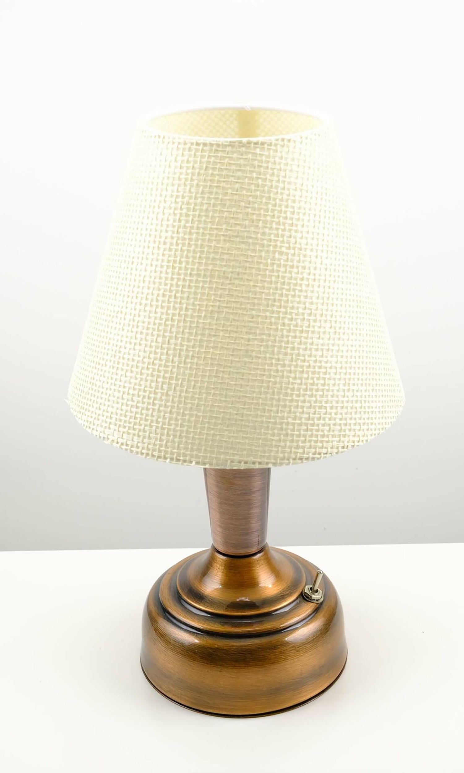 11-inch Vintage Copper Cordless LED Table Lamp
