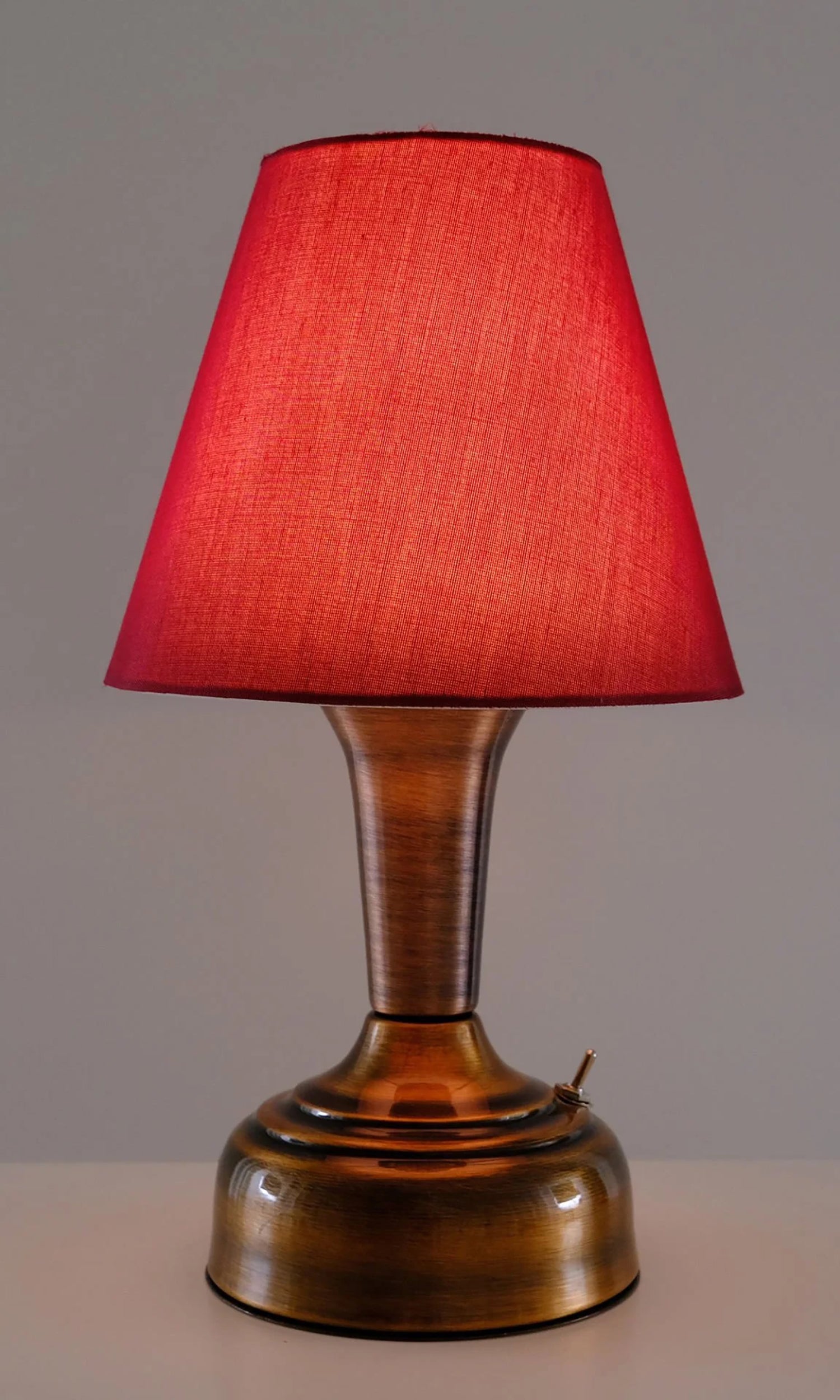 11-inch Vintage Copper Cordless LED Table Lamp