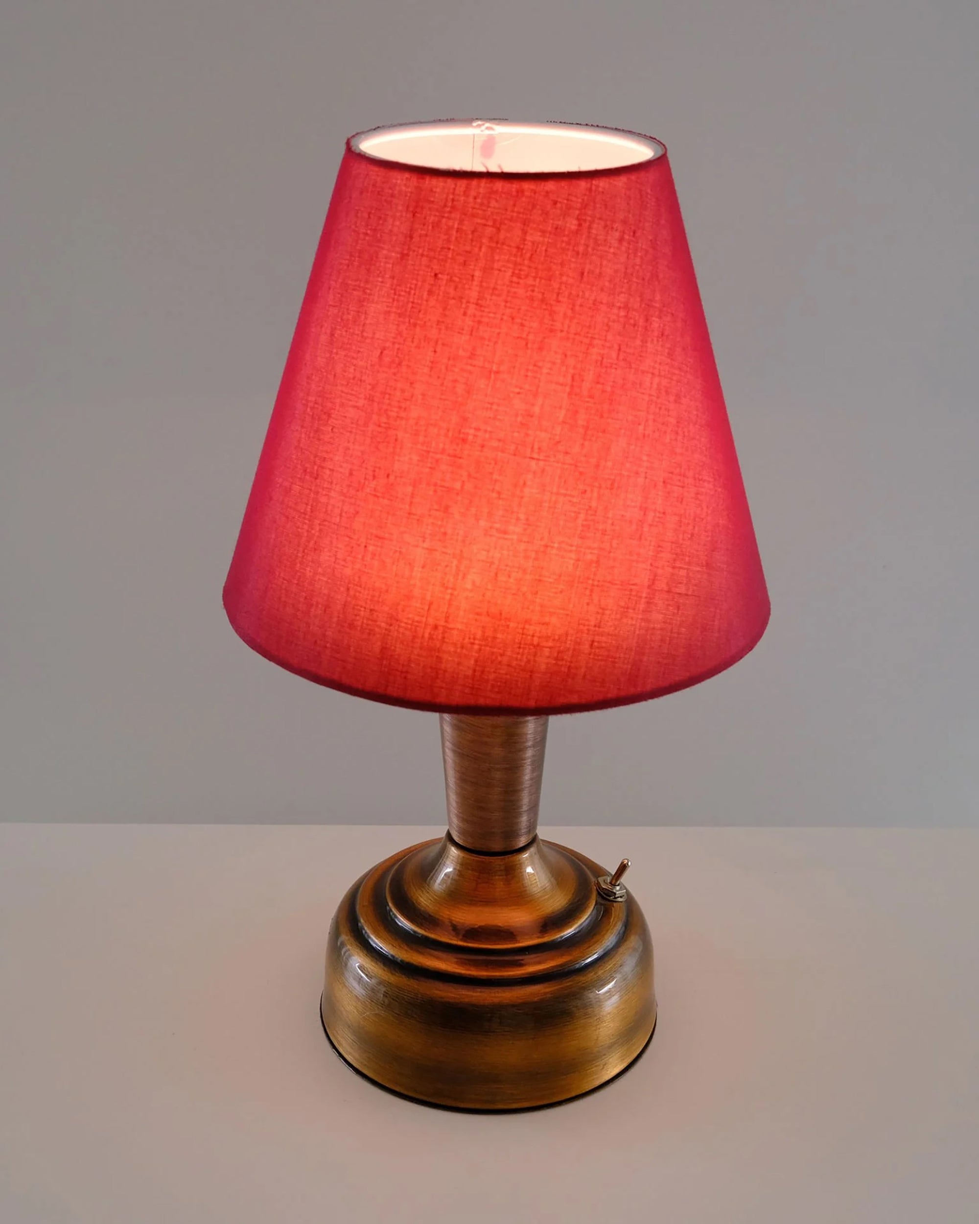 11-inch Vintage Copper Cordless LED Table Lamp