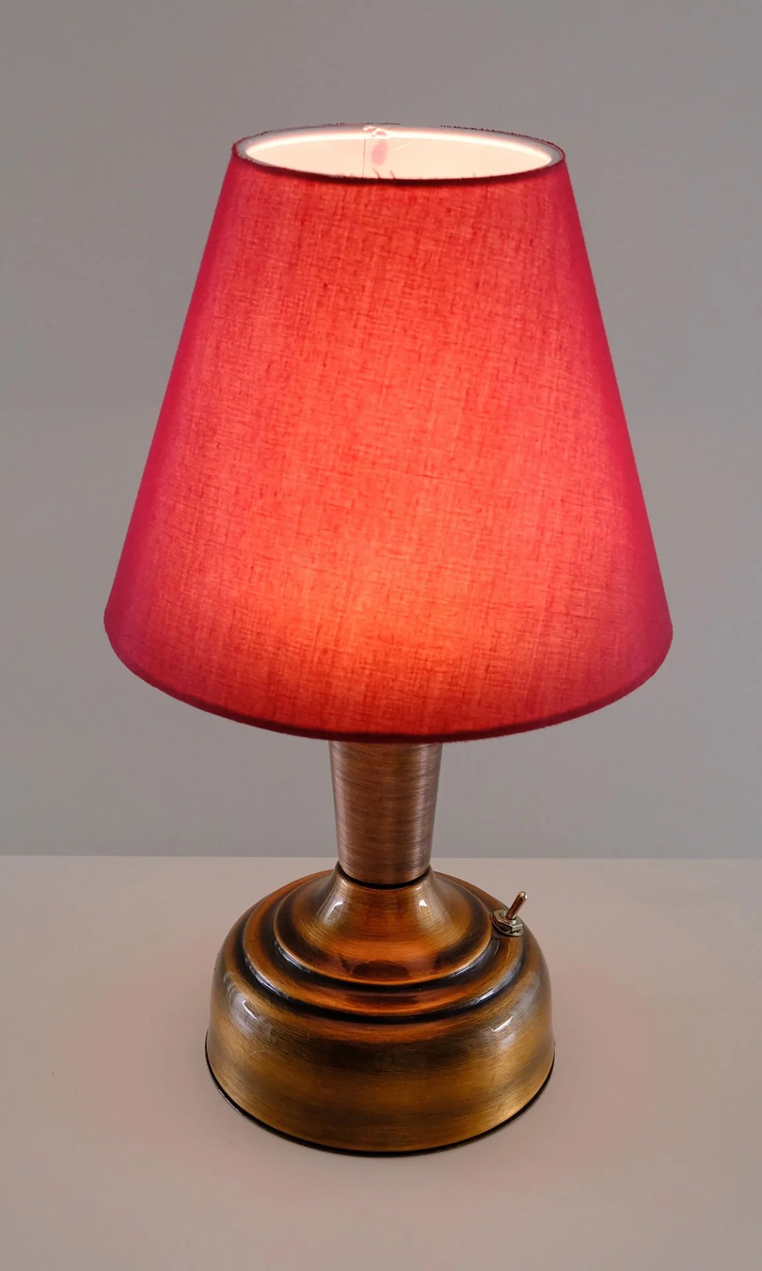 11-inch Vintage Copper Cordless LED Table Lamp