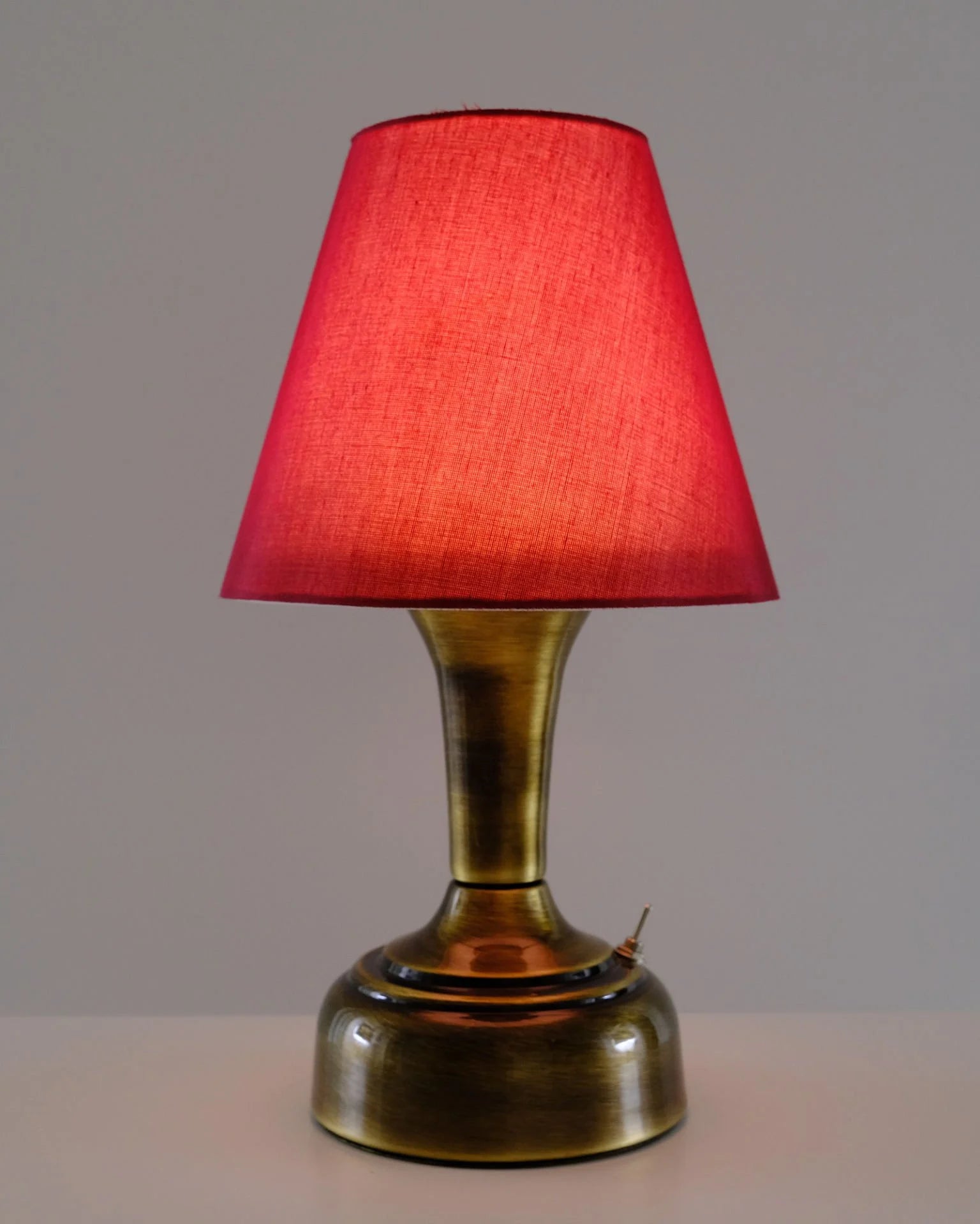 11-inch Vintage Copper Cordless LED Table Lamp
