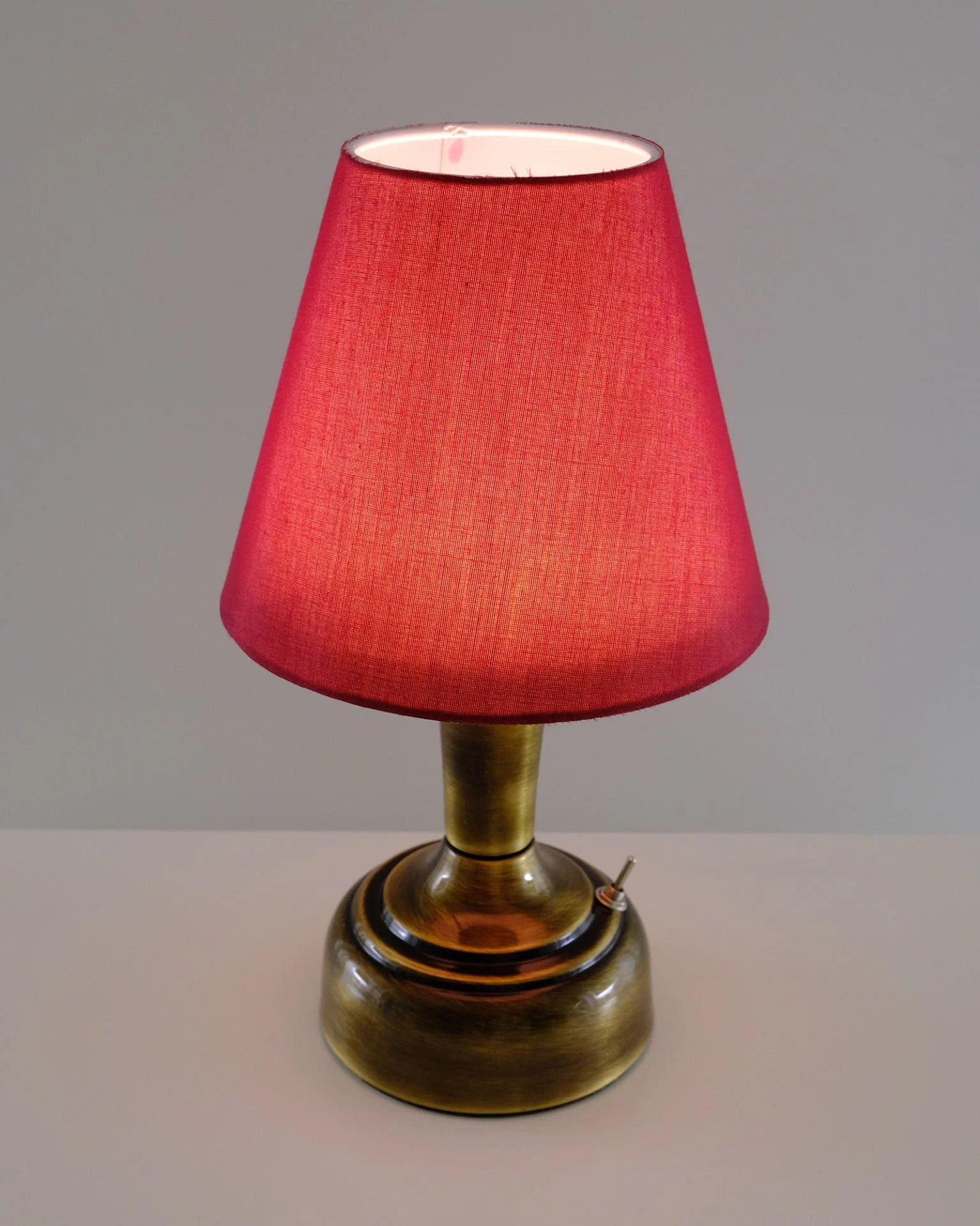 11-inch Vintage Copper Cordless LED Table Lamp