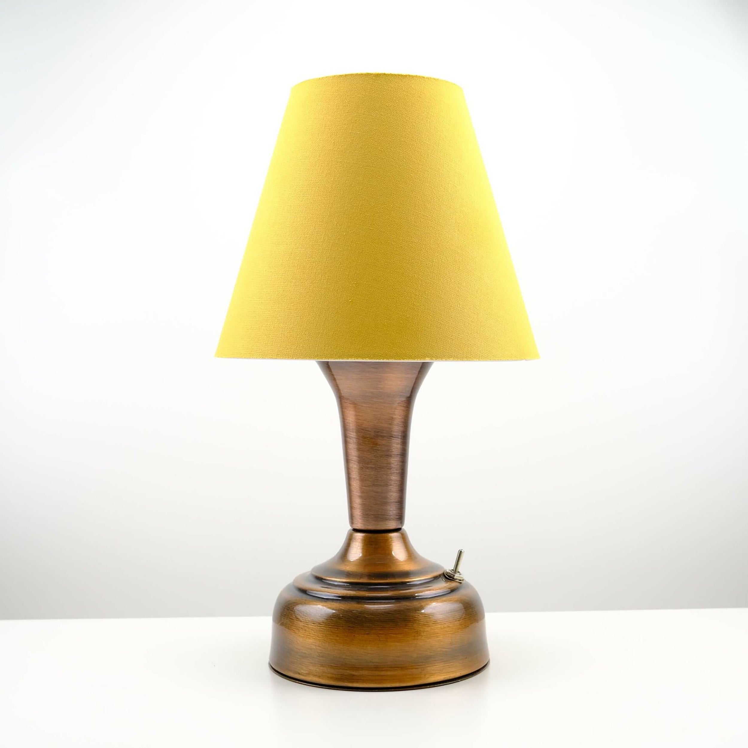 11-inch Vintage Copper Cordless LED Table Lamp