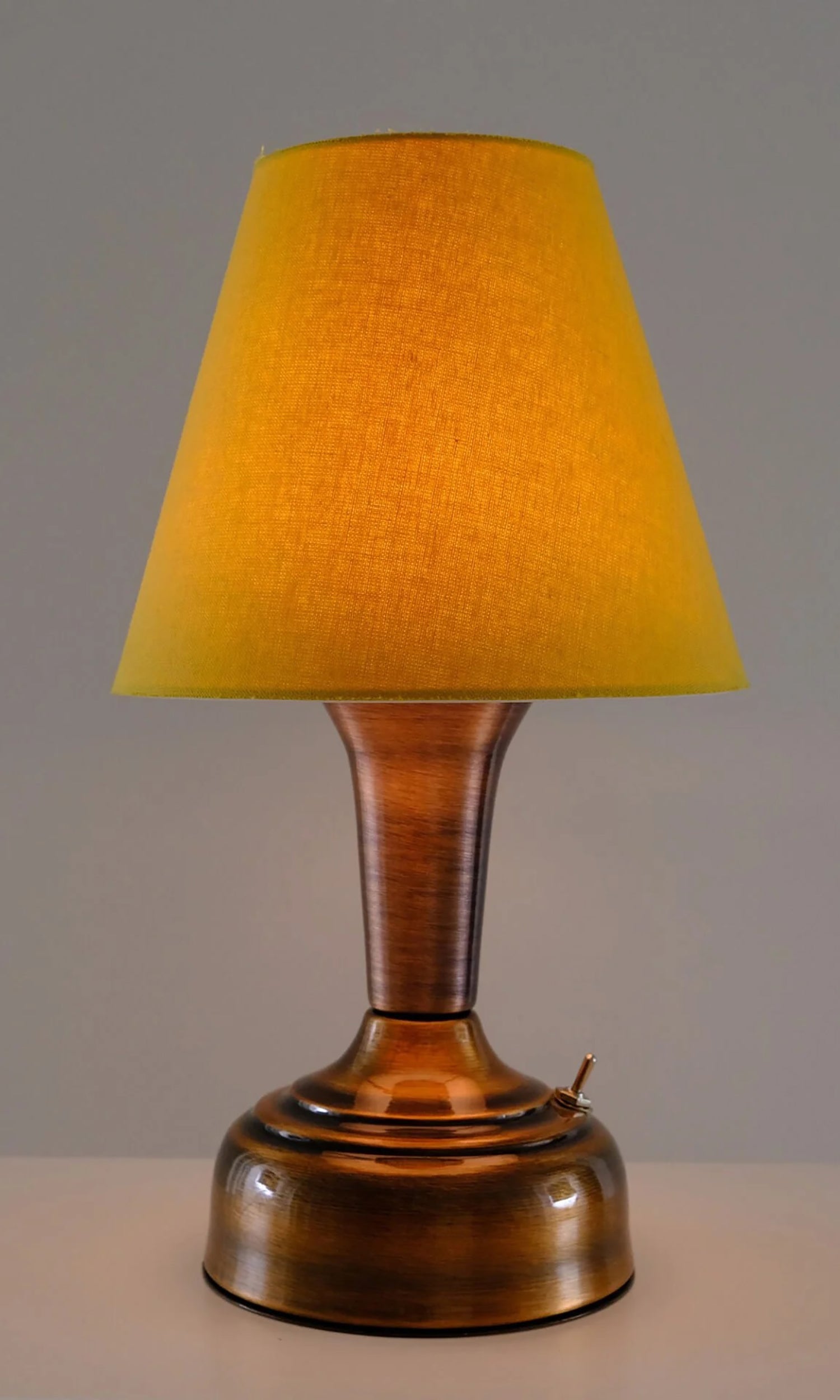 11-inch Vintage Copper Cordless LED Table Lamp