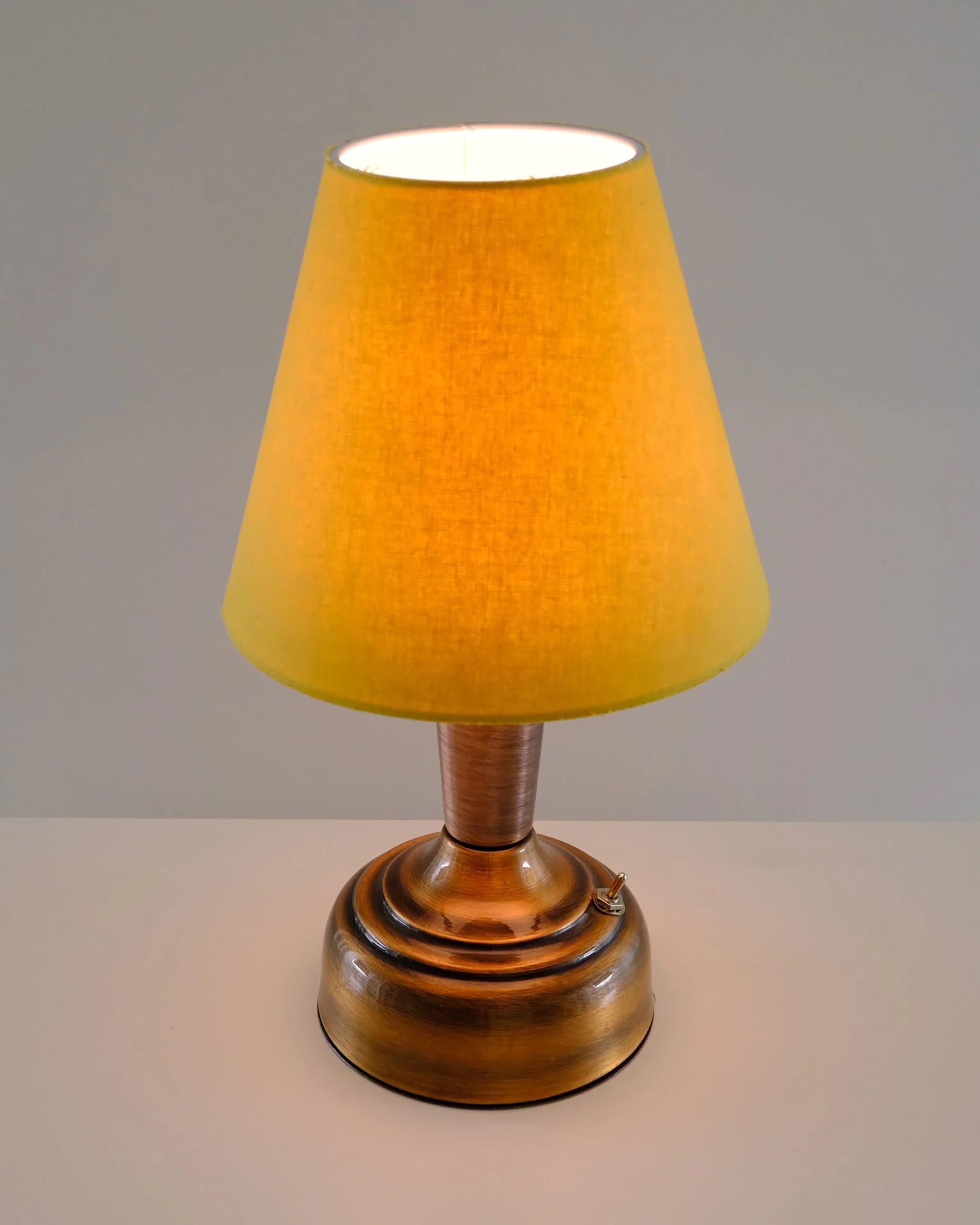 11-inch Vintage Copper Cordless LED Table Lamp