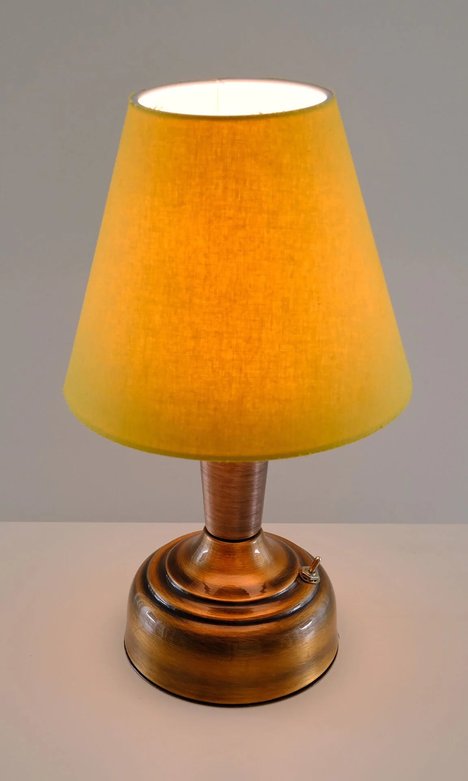 11-inch Vintage Copper Cordless LED Table Lamp
