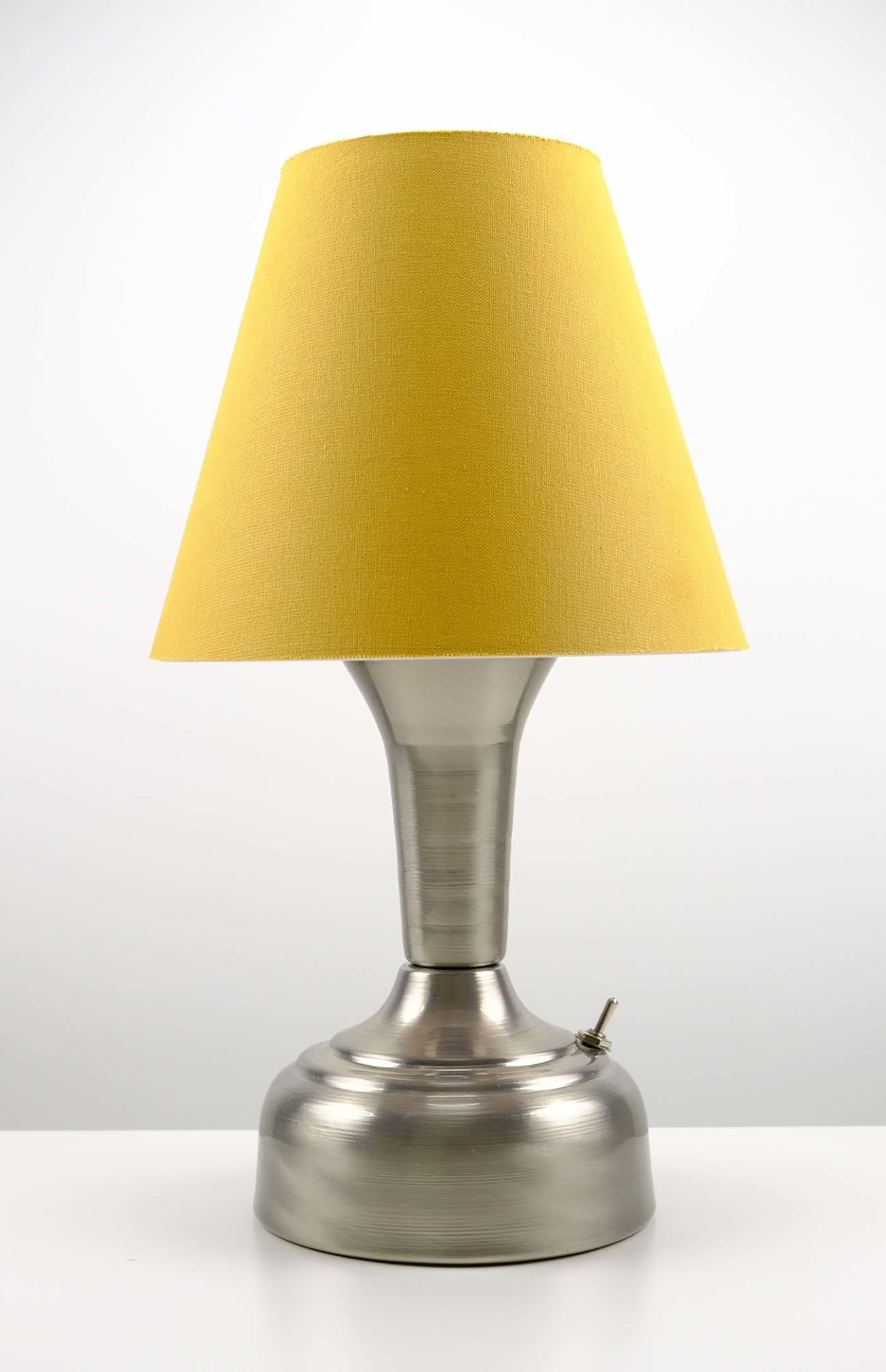 11-inch Vintage Silver Cordless LED Table Lamp