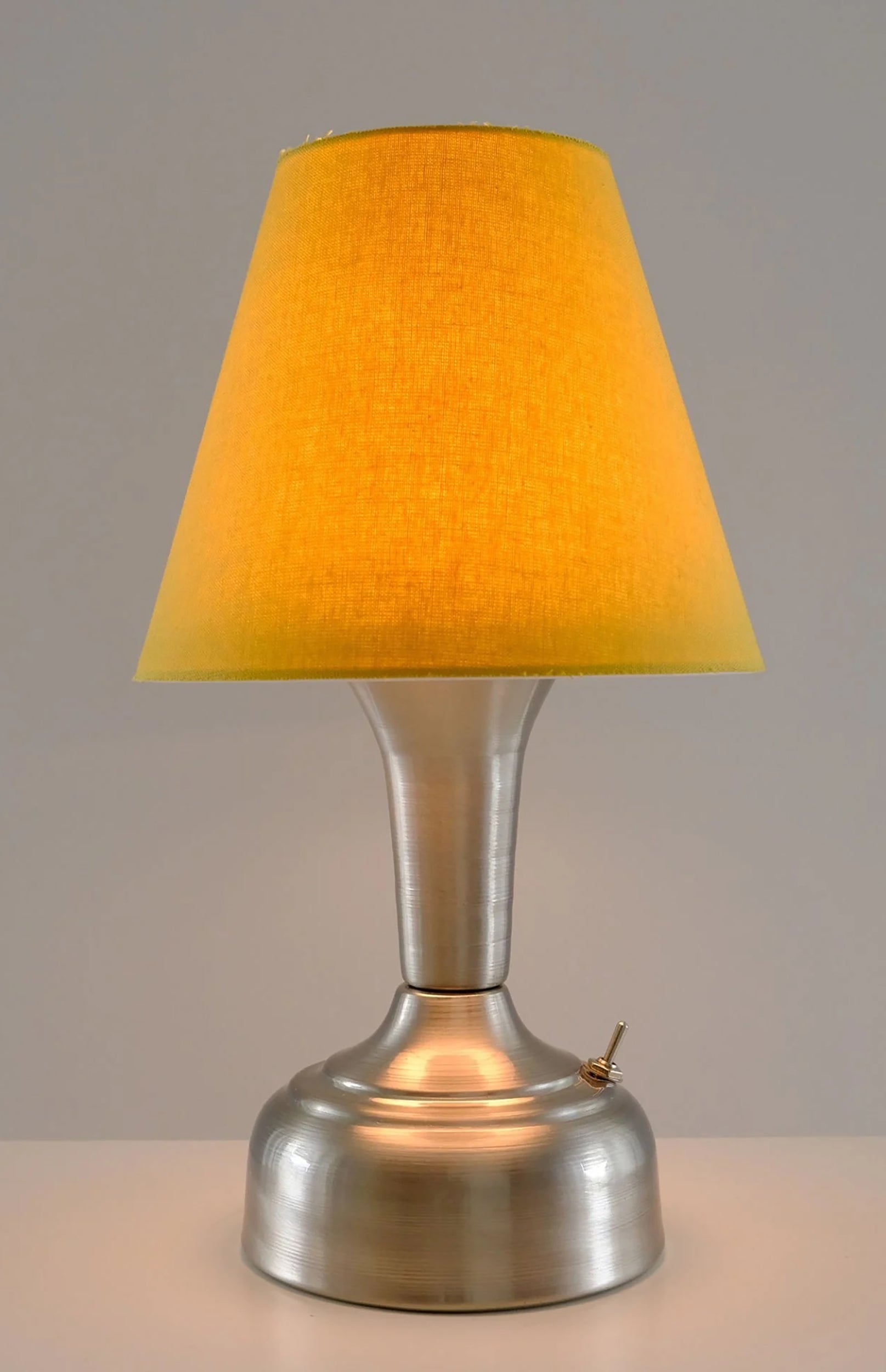 11-inch Vintage Silver Cordless LED Table Lamp