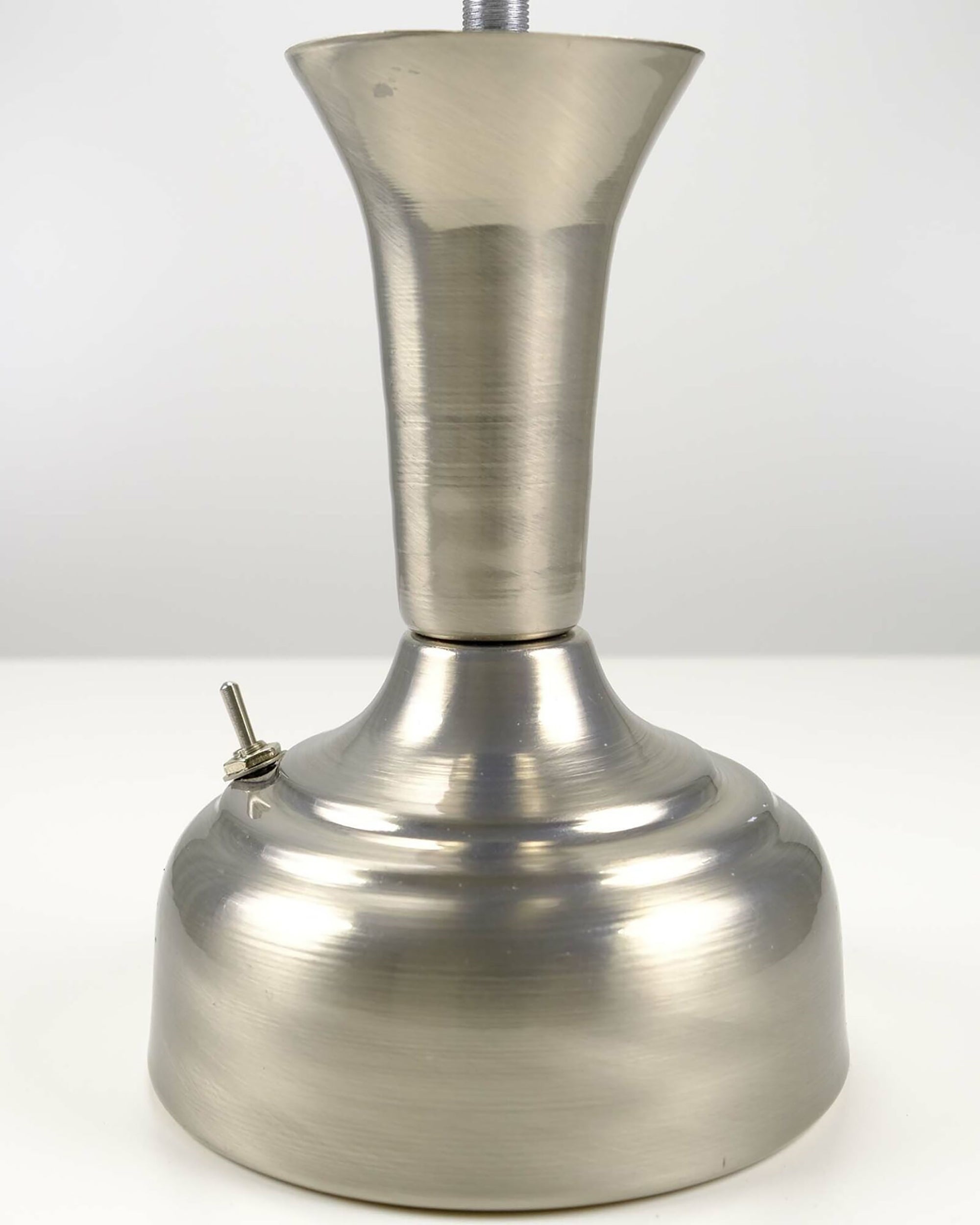 11-inch Vintage Silver Cordless LED Table Lamp