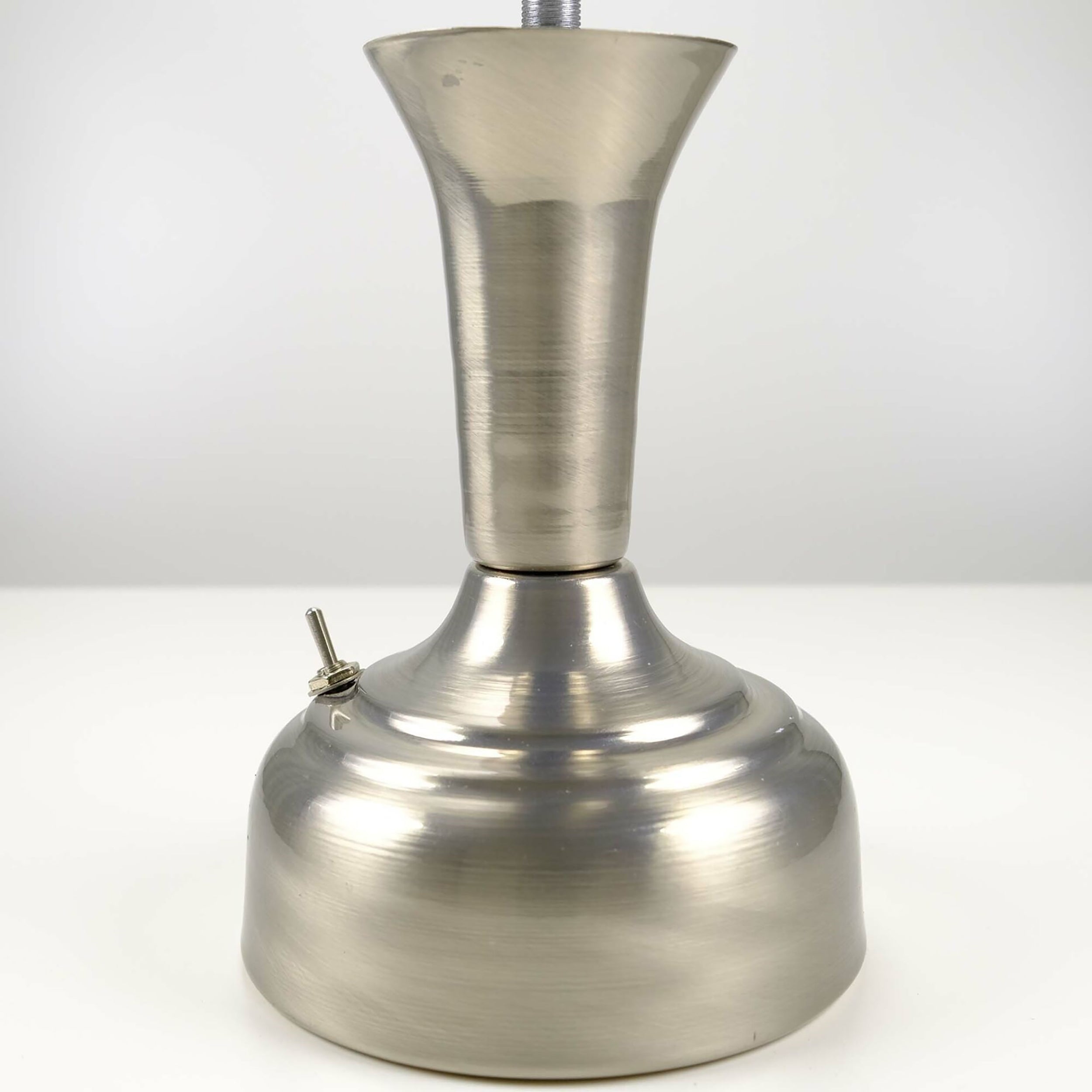 11-inch Vintage Silver Cordless LED Table Lamp