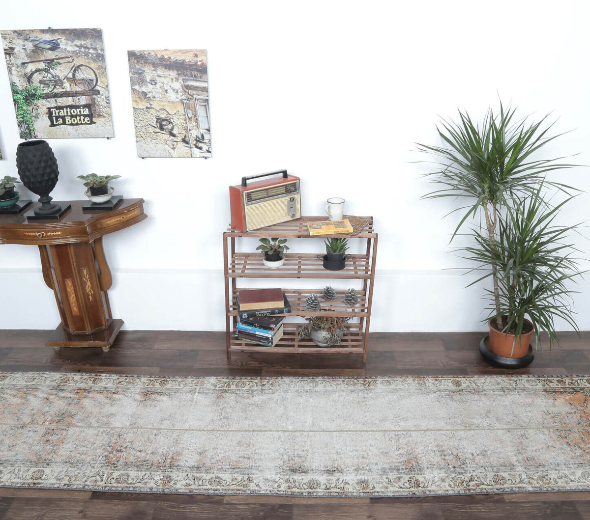 Christina - Stitched Distressed Oushak Runner