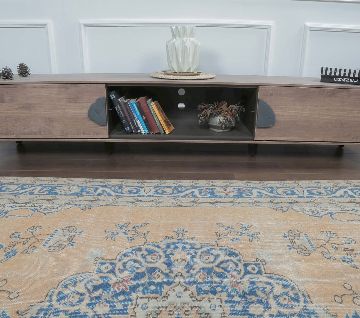Feride - Turkish Oushak Oriental Orange Area Rug