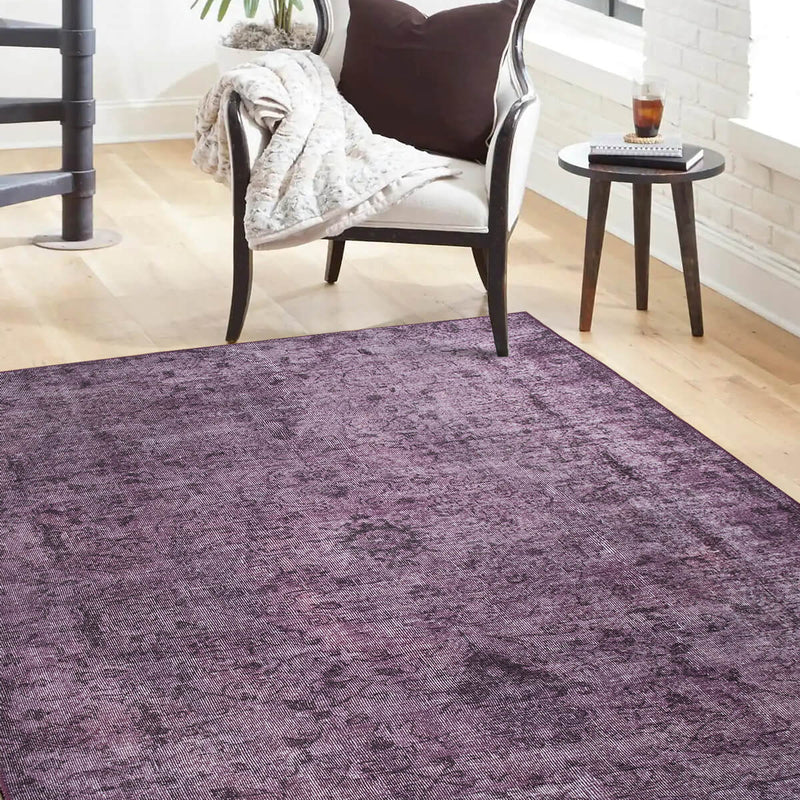 Jeanna Purple Boho Turkish Vintage Rug