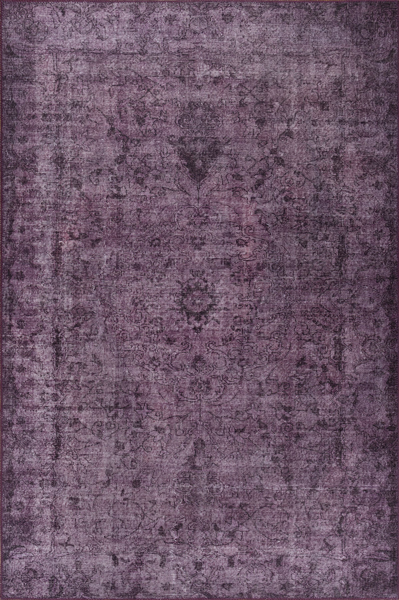Jeanna Purple Boho Turkish Vintage Rug