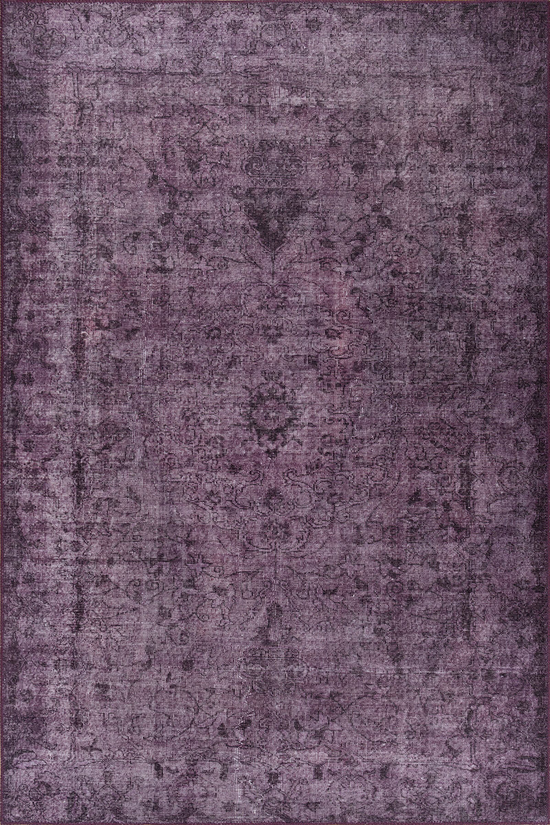 Jeanna Purple Boho Turkish Vintage Rug