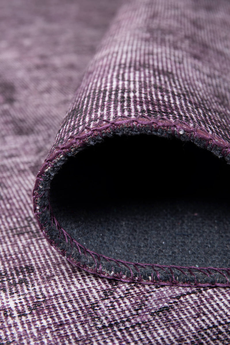 Jeanna Purple Boho Turkish Vintage Rug