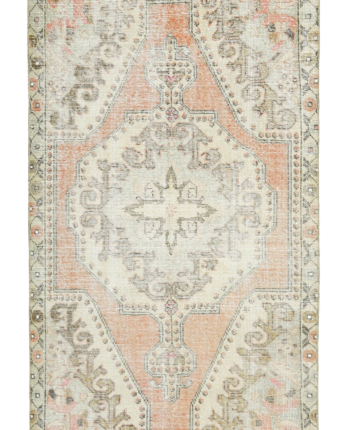 Handmade Vintage Oushak Area Rug