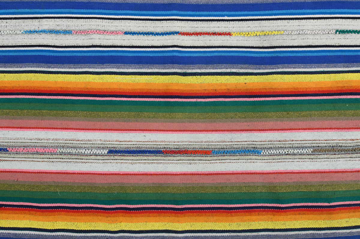 Authentic Anatolian vintage kilim rug (1970s) with oriental design – one-of-a-kind at Fame Rugs