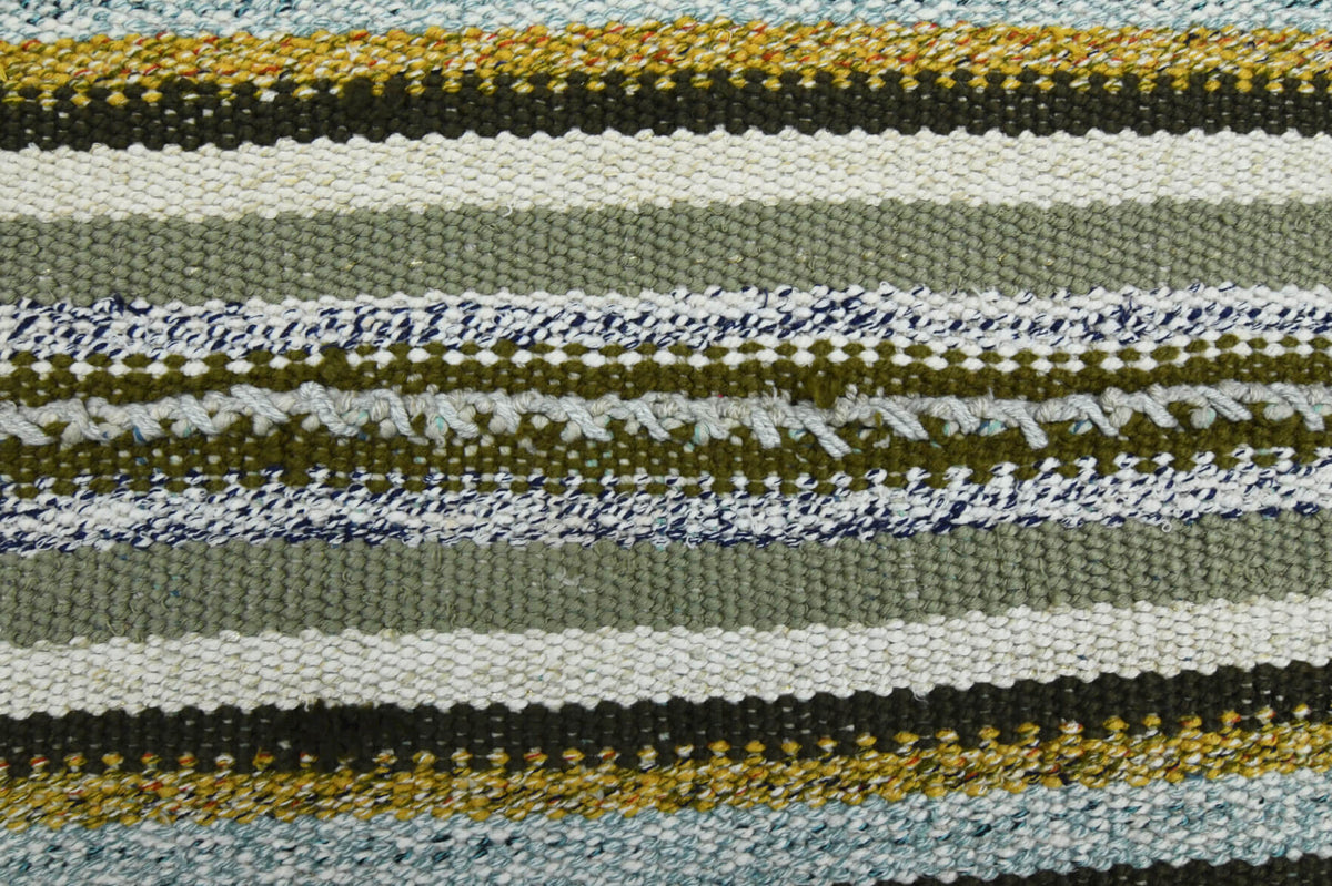 Handwoven flatweave wool kilim from Anatolia, Turkey – Flatweave Handmade Vintage Area Rug 5'4" x 7'8"