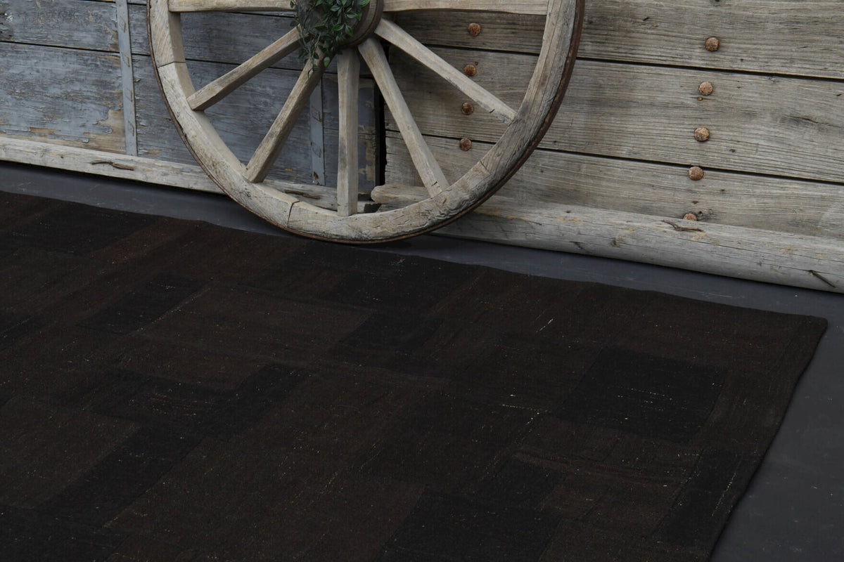 Dark Black - Patchwork Vintage Area Rug