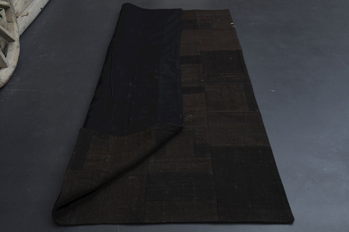 Dark Black - Patchwork Vintage Area Rug