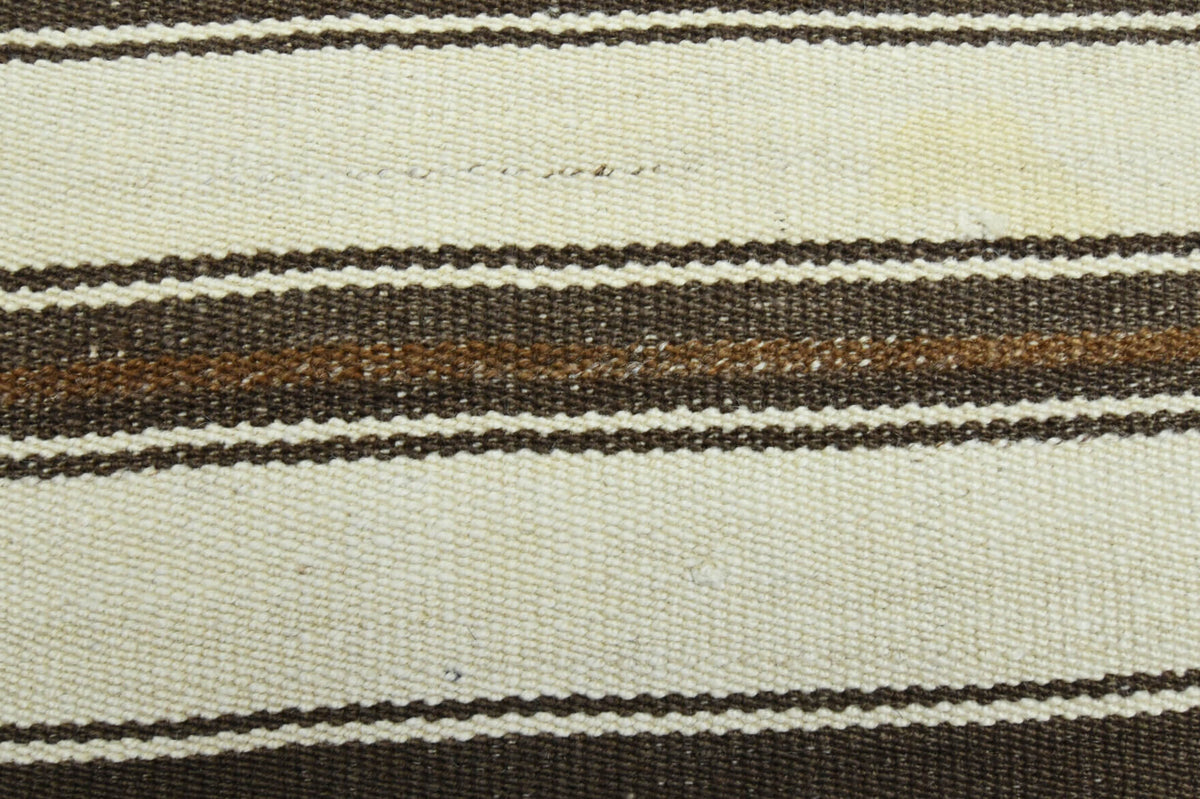 Handwoven flatweave wool kilim from Anatolia, Turkey – Boho Chic Kilim Handmade Vintage Area Rug 4'11" x 6'4"