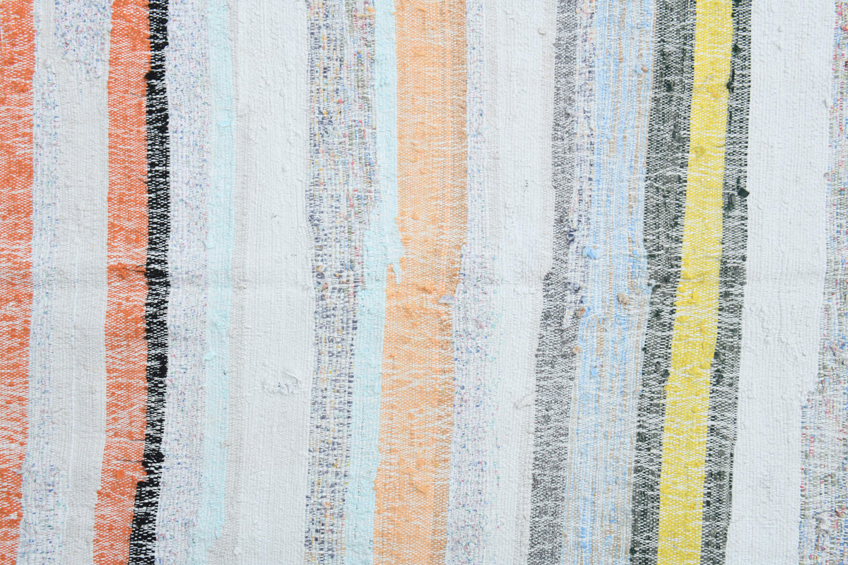 Hand-crafted Anatolian vintage kilim Thalothymia in wool, 1960s