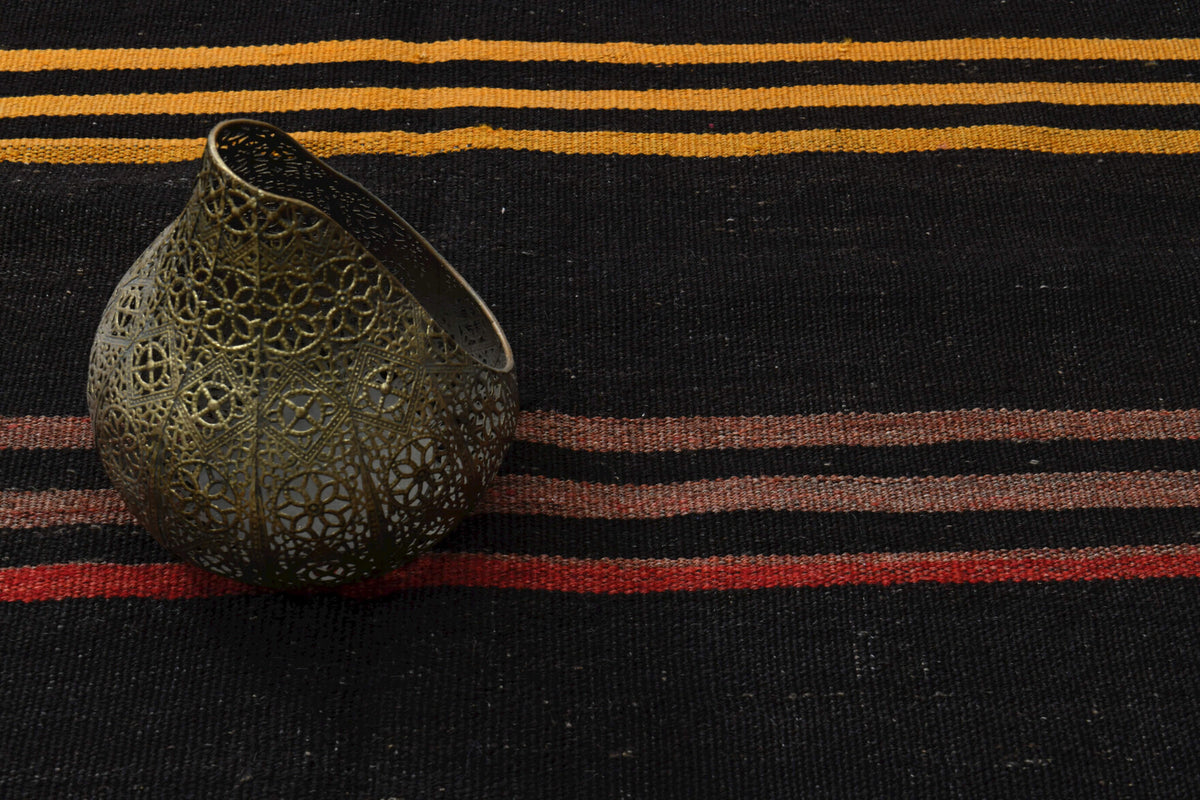 Hand-crafted Anatolian vintage kilim Thalassodike in wool, 1960s