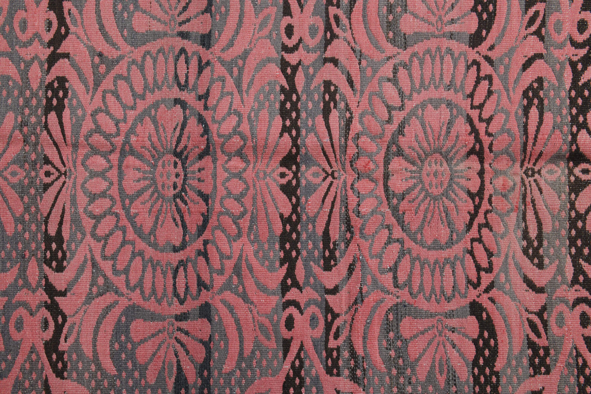 Vintage Handloom Thin Kilim Carpet