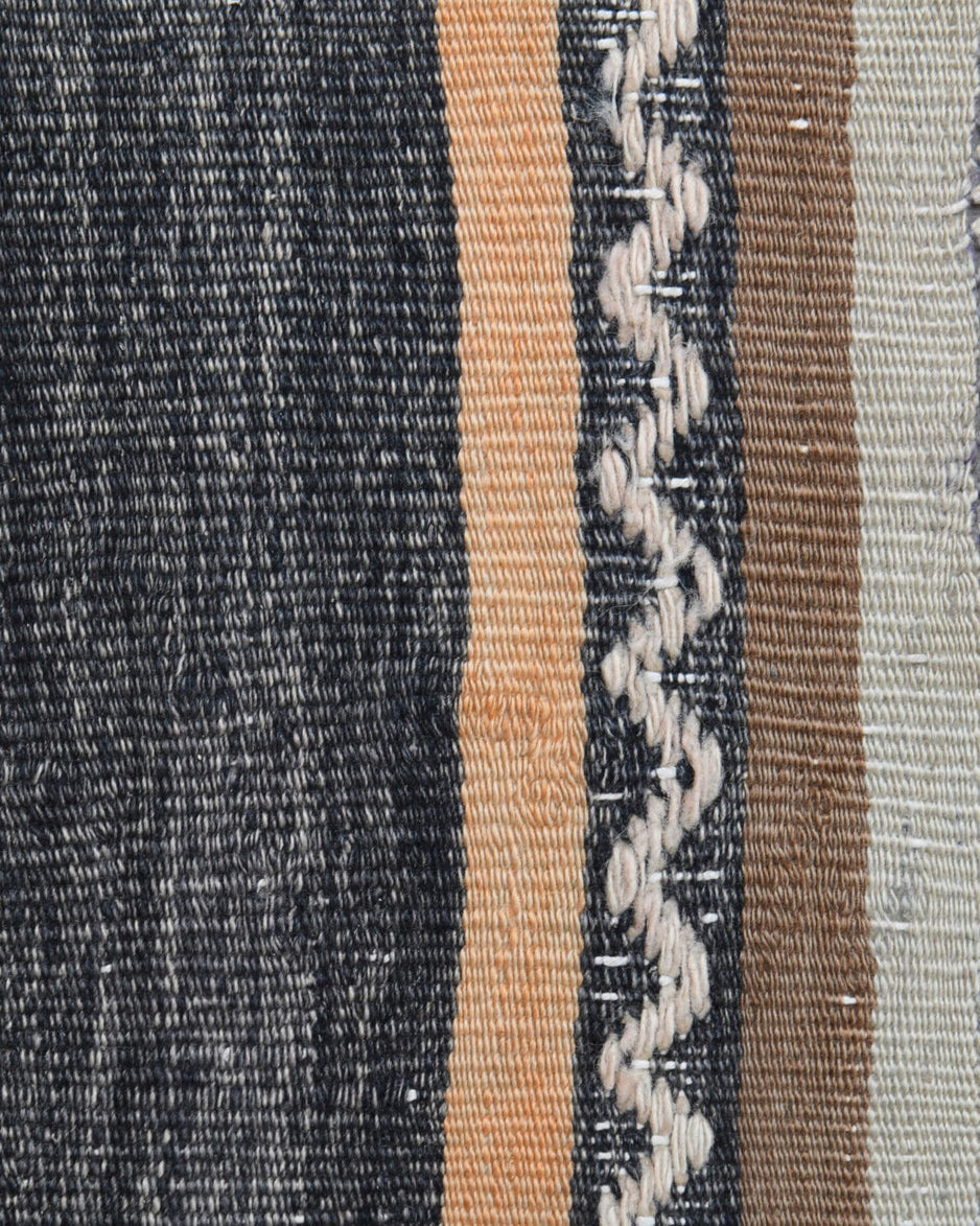 One-of-a-kind 1960s Anatolian vintage kilim rug in wool, 3'7" x 6'8"