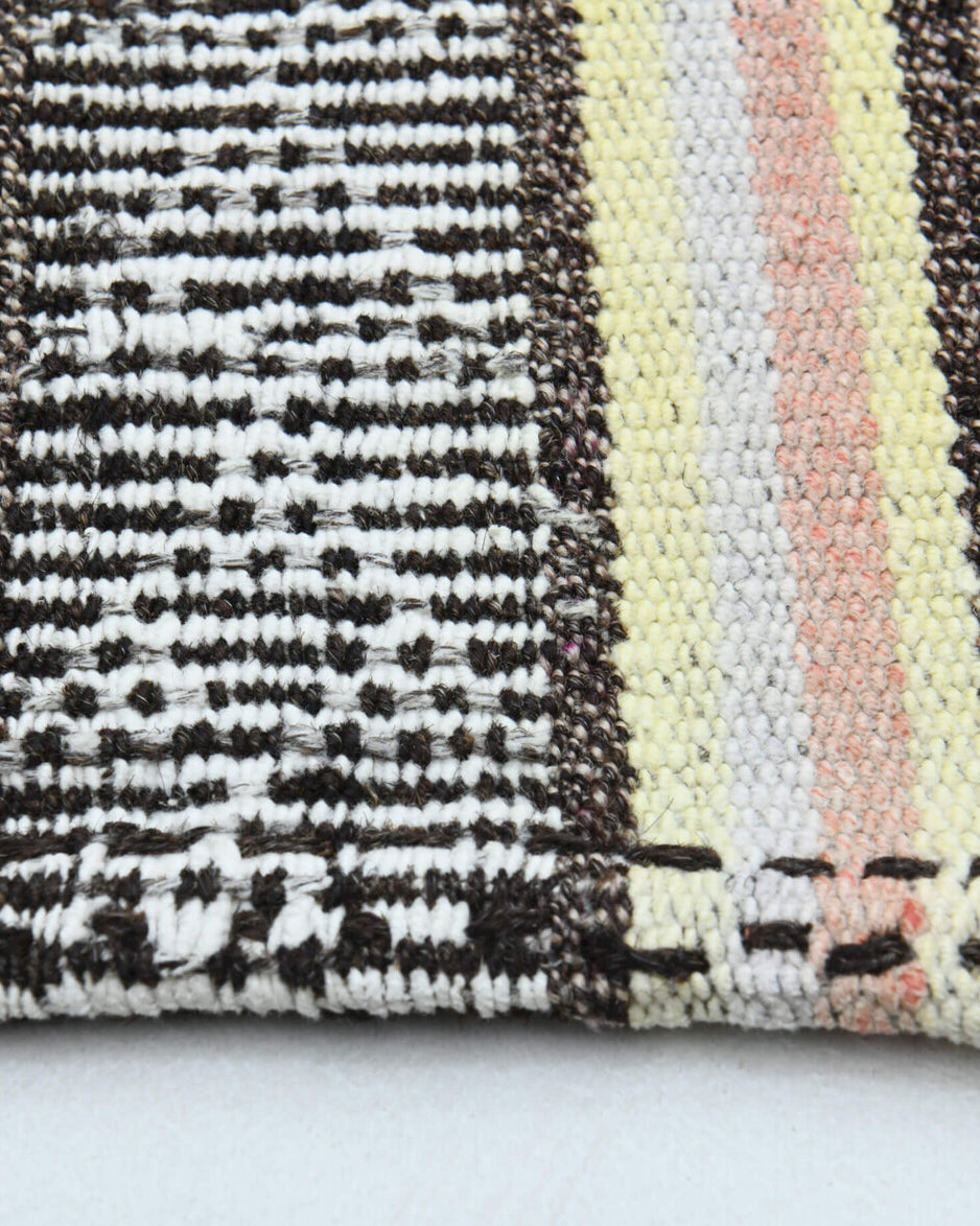 One-of-a-kind 1960s Anatolian vintage kilim rug in wool, 4'8" x 7'3"