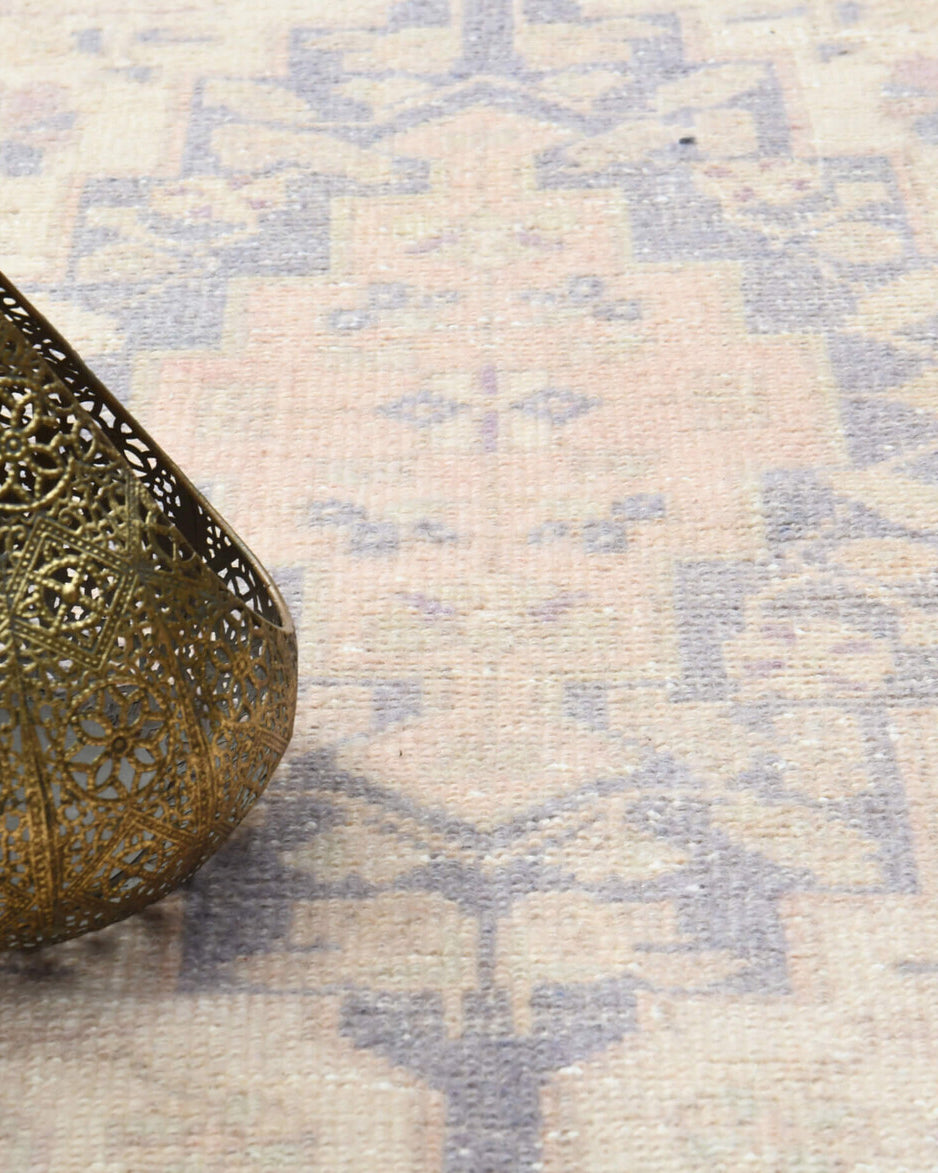 Authentic Anatolian vintage area rug (1970s) with oriental design – one-of-a-kind at Fame Rugs